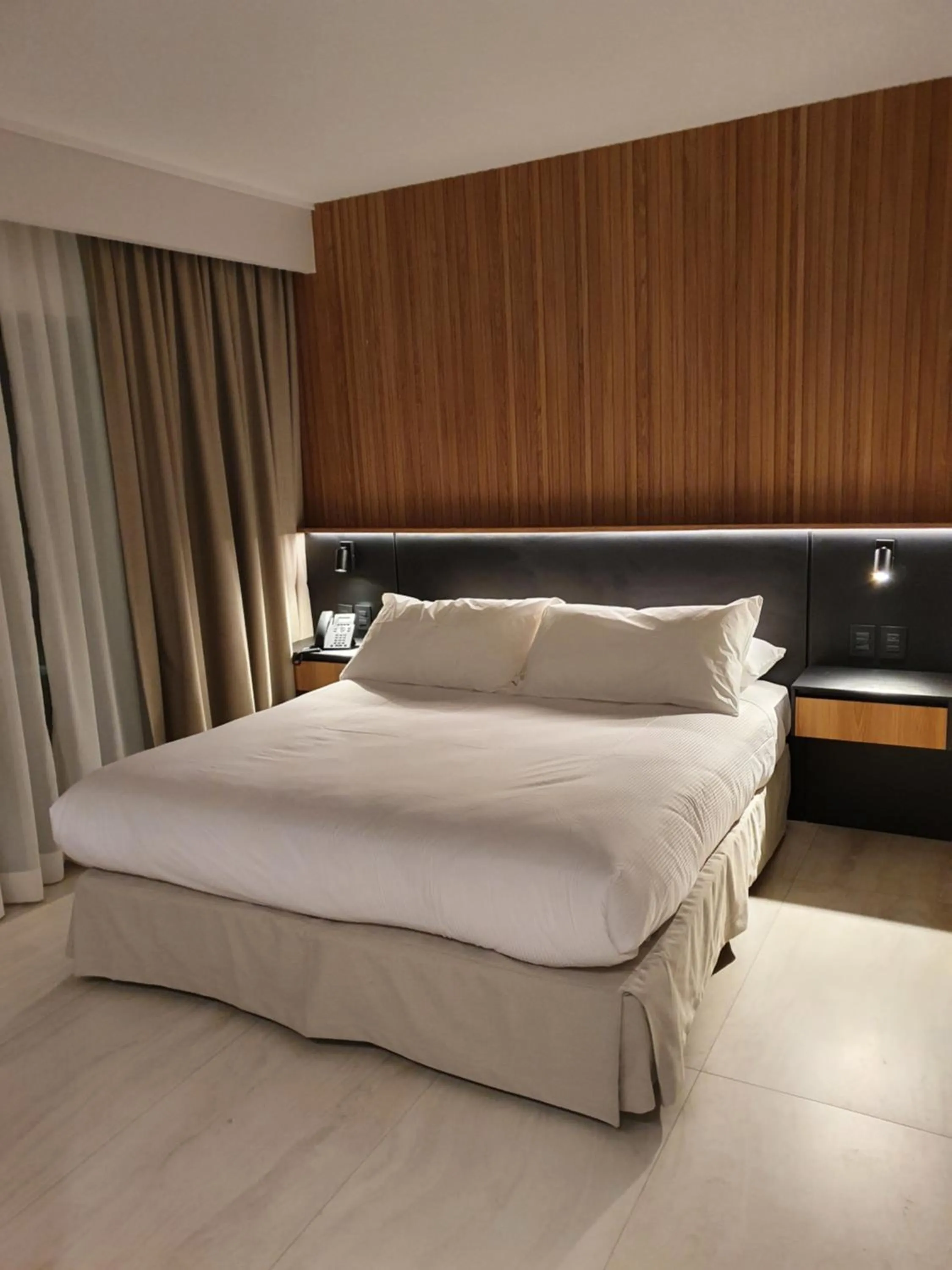 Bed in Lastarria Hotel
