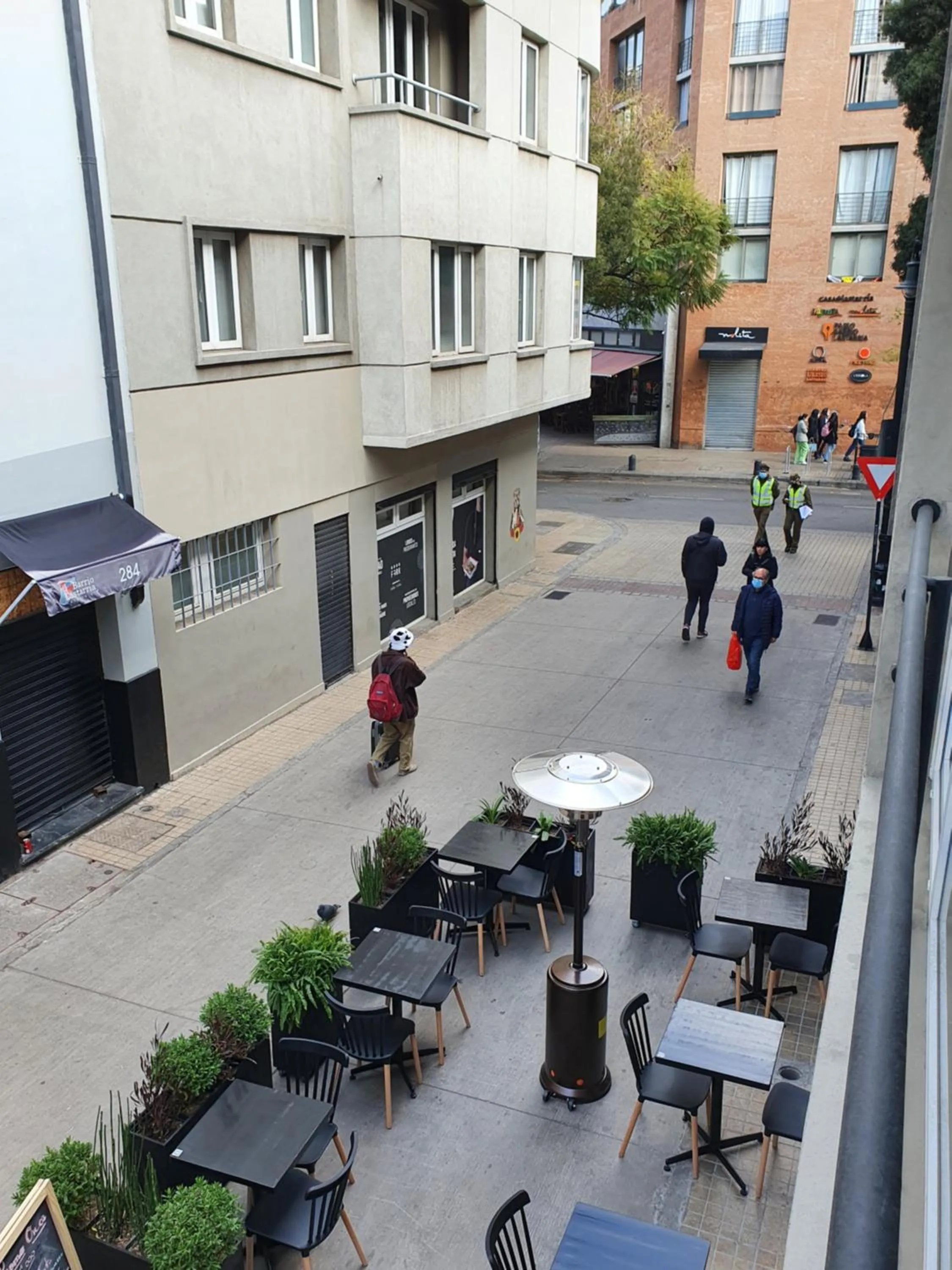 Street view in Lastarria Hotel
