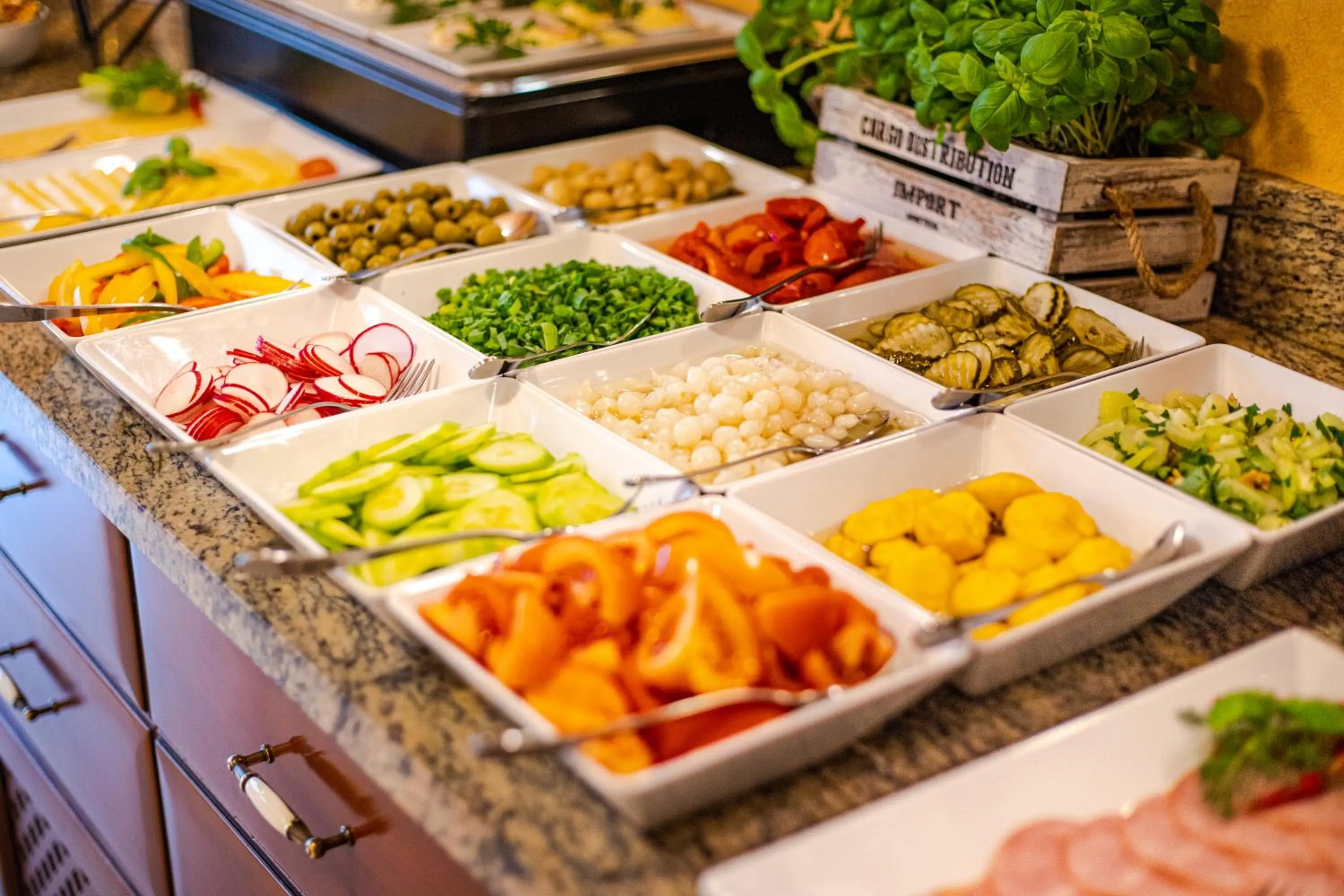 Buffet breakfast in Business Hotel Vega Wrocław