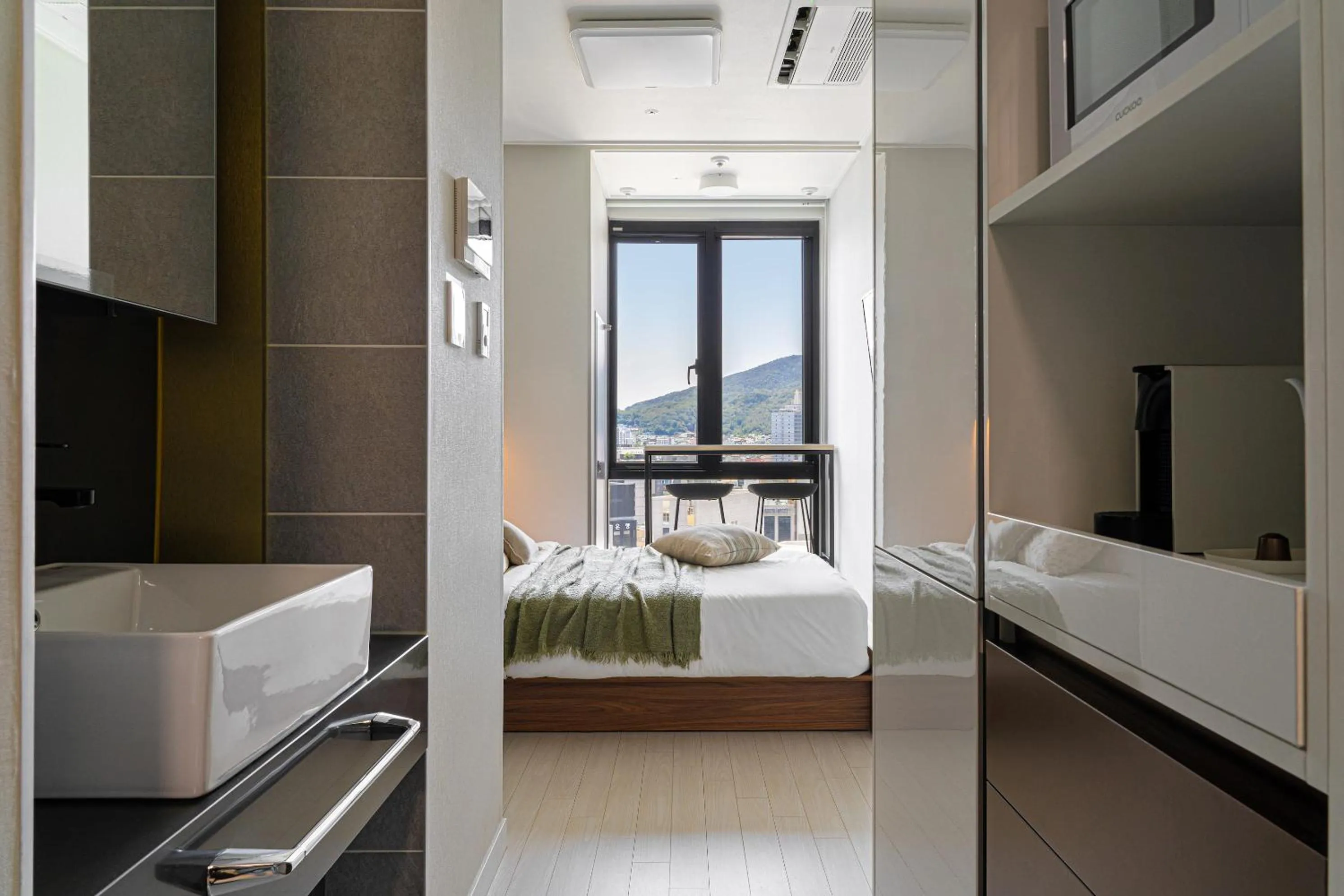 Bed in Urbanstay Seomyeon