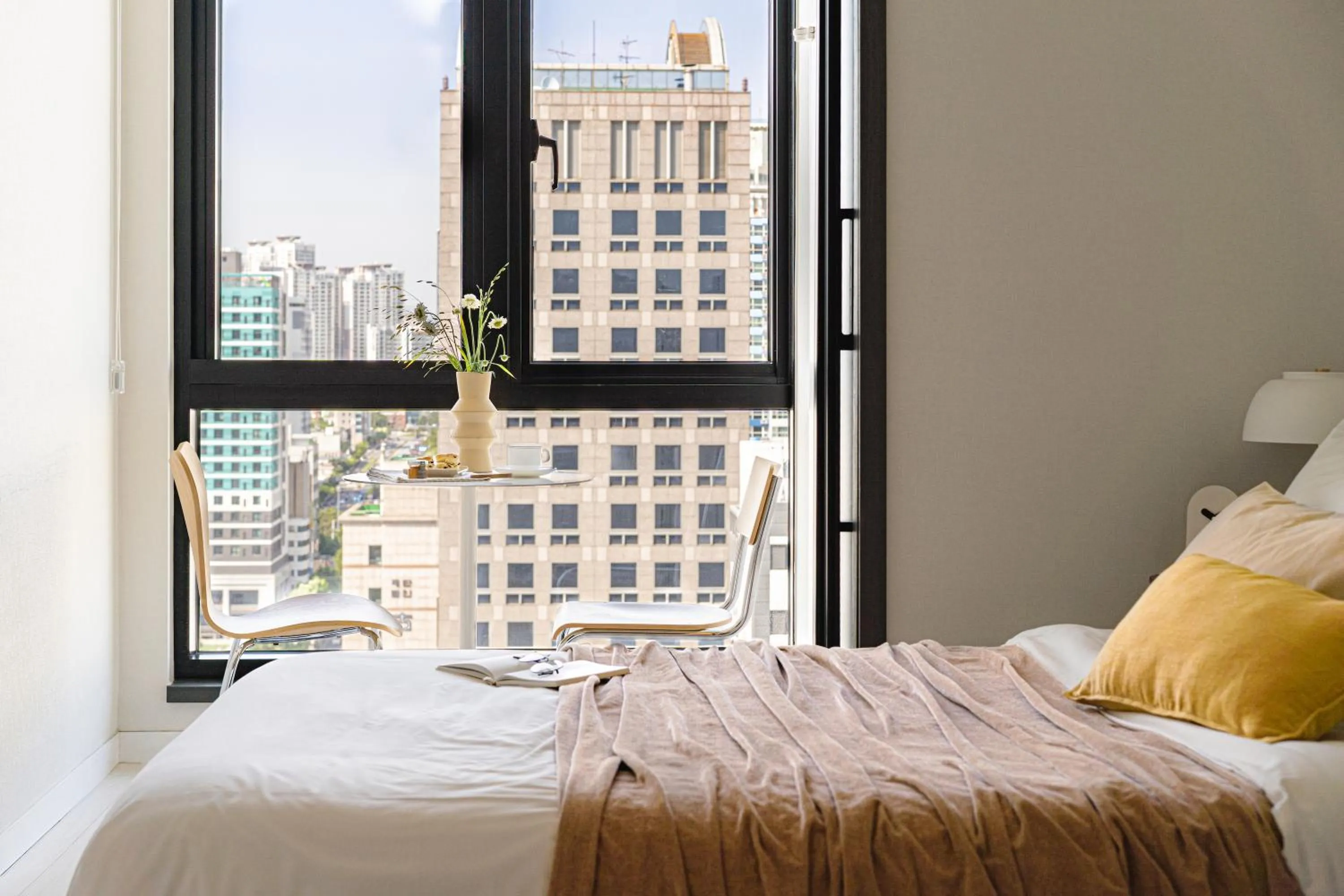 Bed in Urbanstay Seomyeon