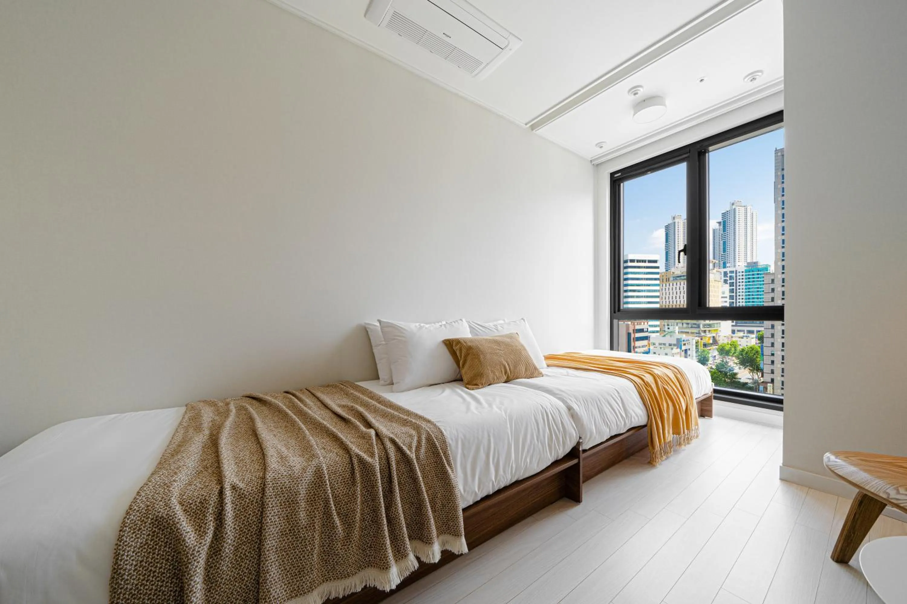 Bed in Urbanstay Seomyeon