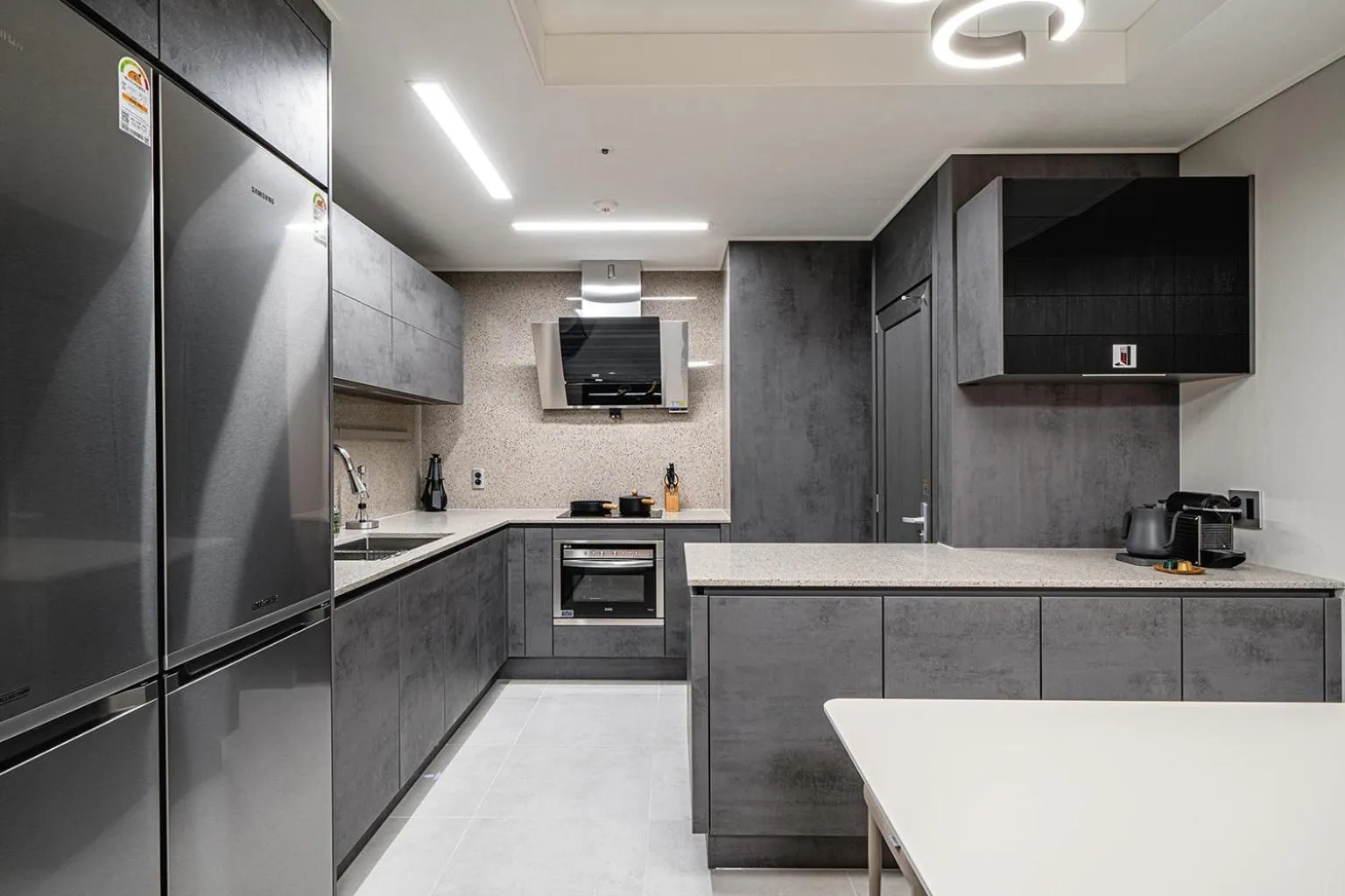 kitchen in Le Collective Busan Gijang