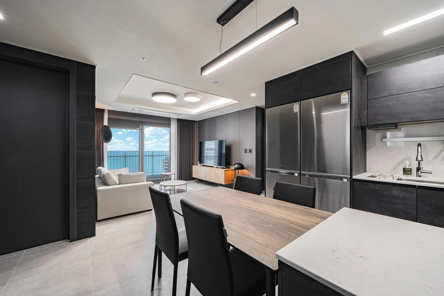 Kitchen or kitchenette in Le Collective Busan Gijang