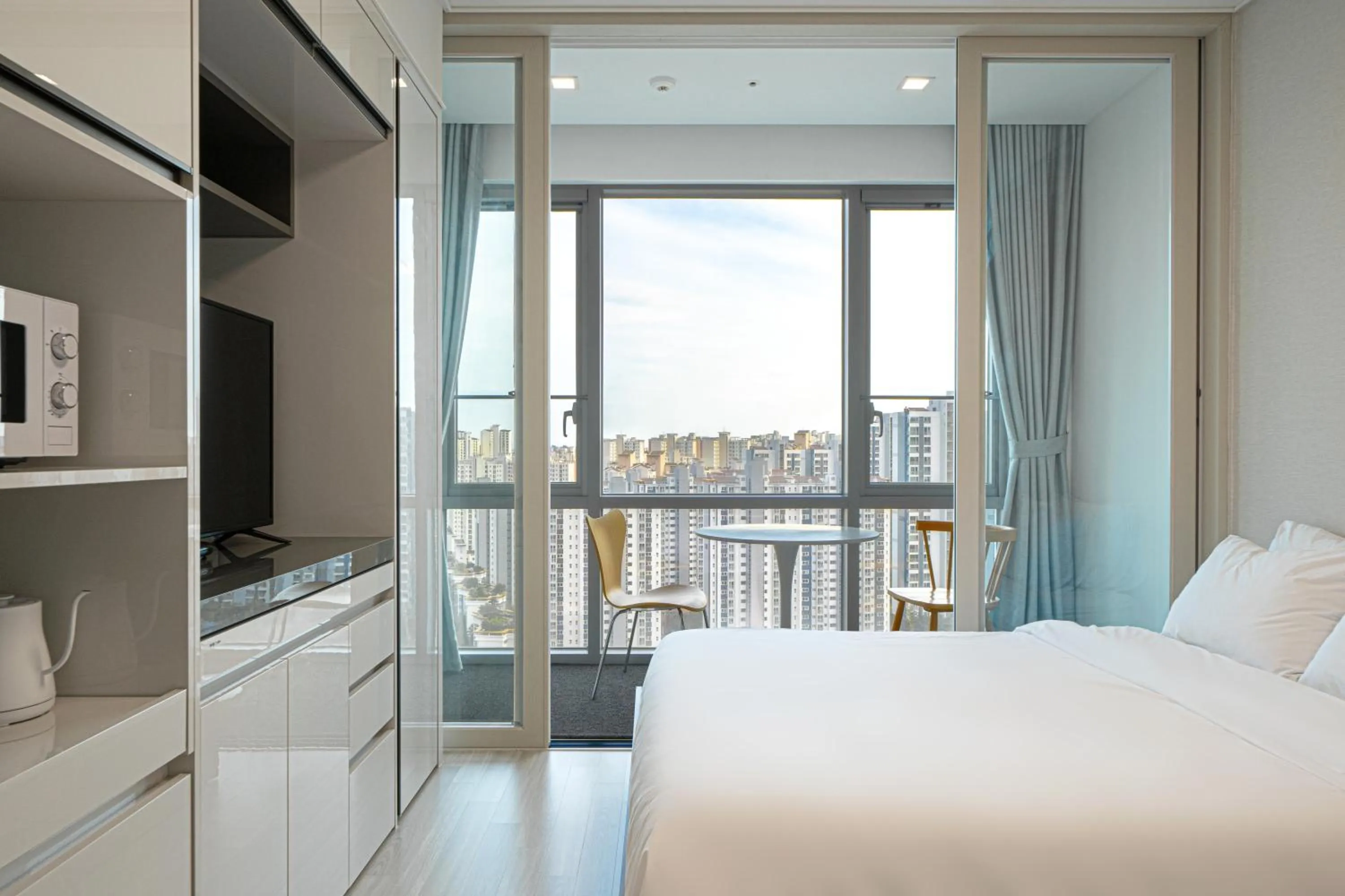 Bed in Urbanstay Residence Dongtan