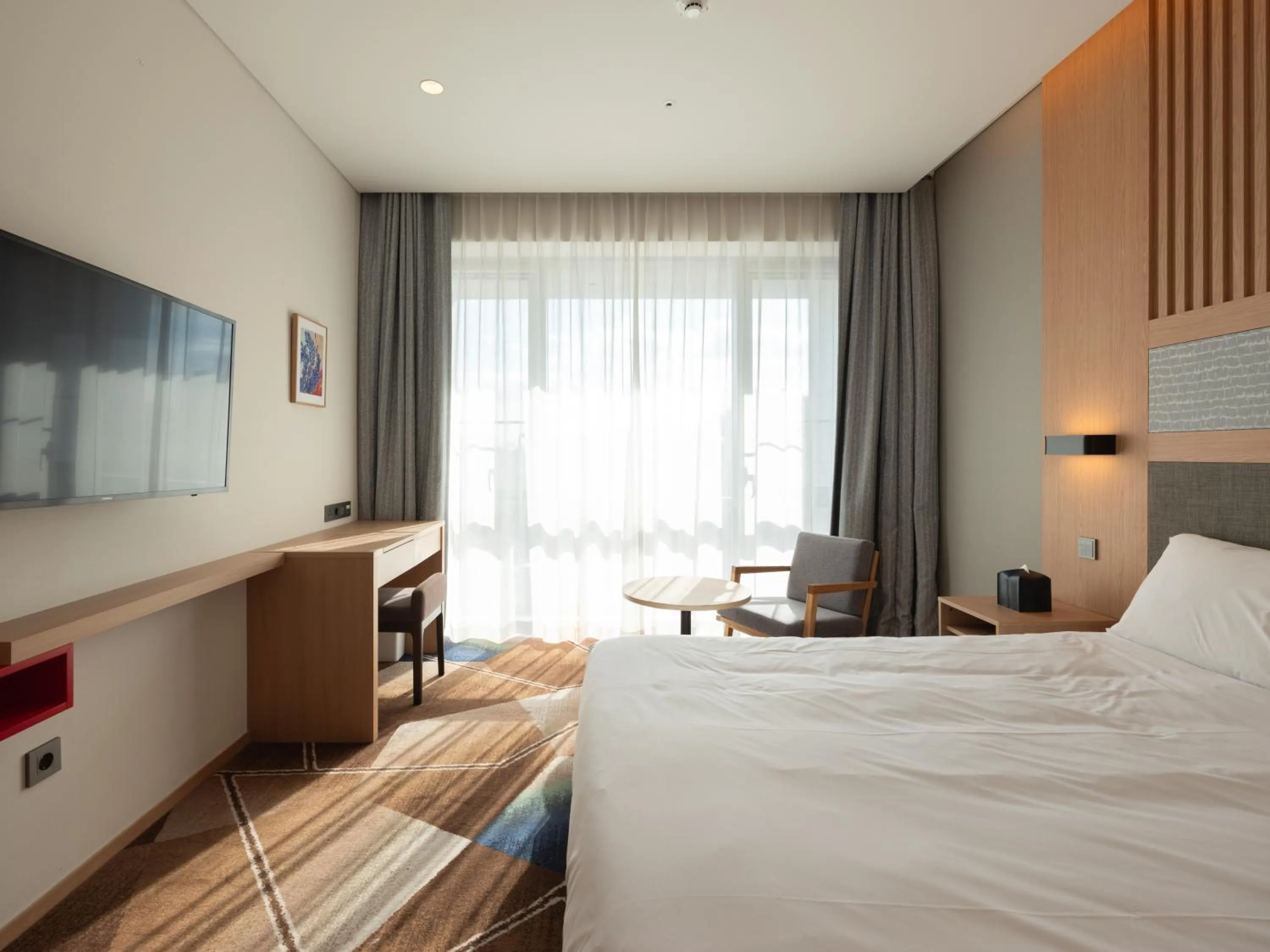 Bed in Urbanstay Residence Dongtan