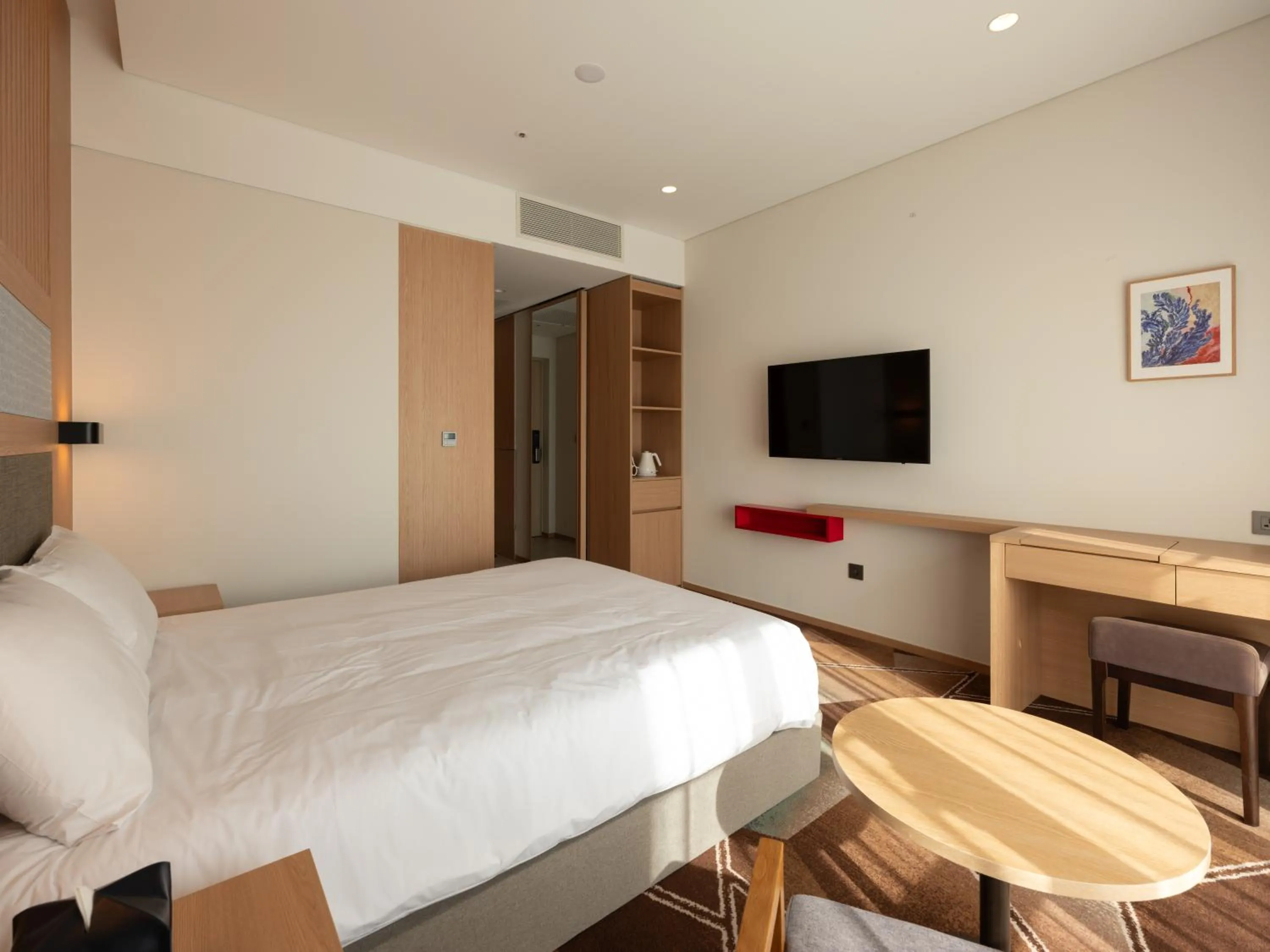 Bed in Urbanstay Residence Dongtan