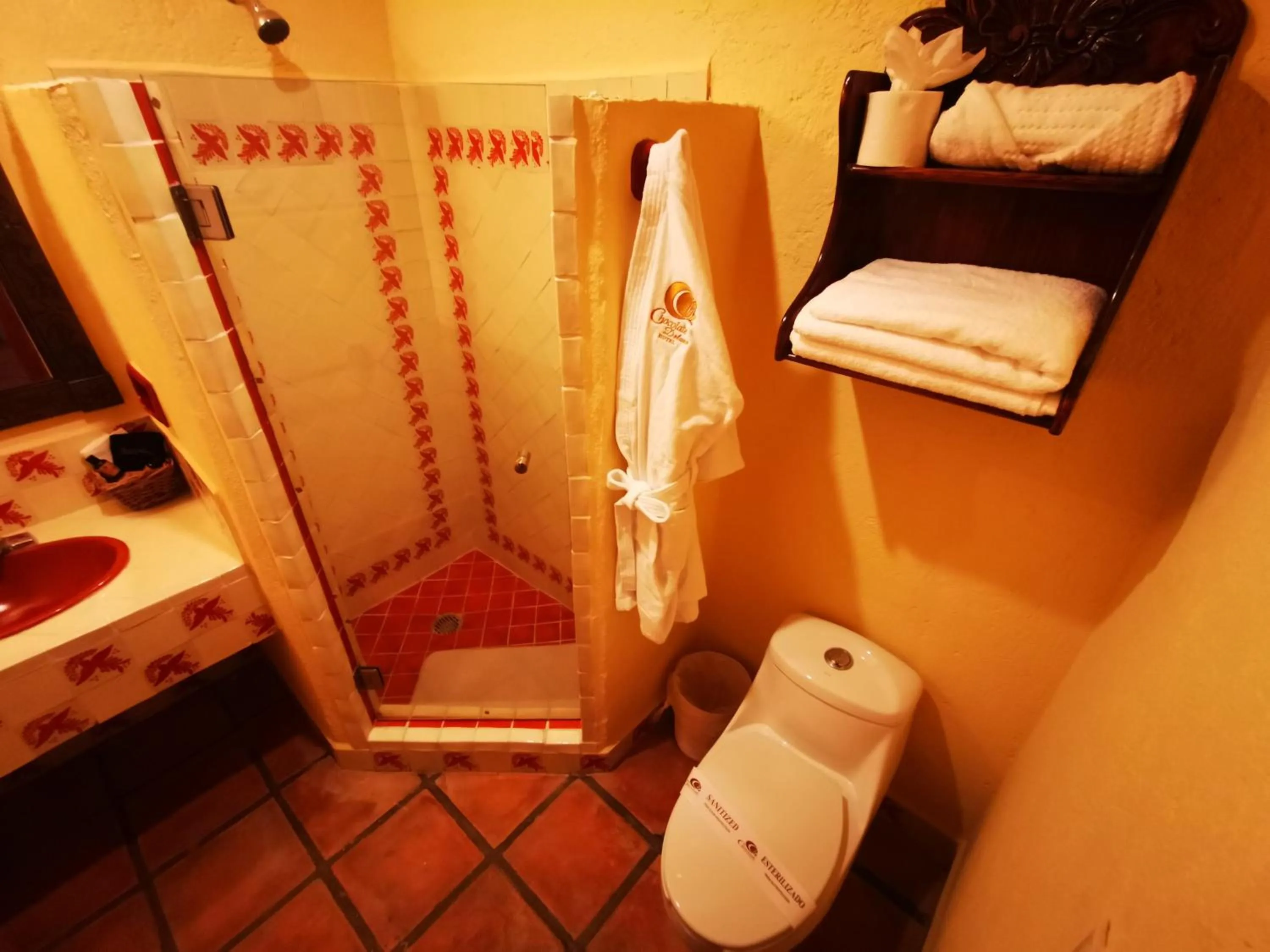 Shower in Hotel Chocolate Tradicional