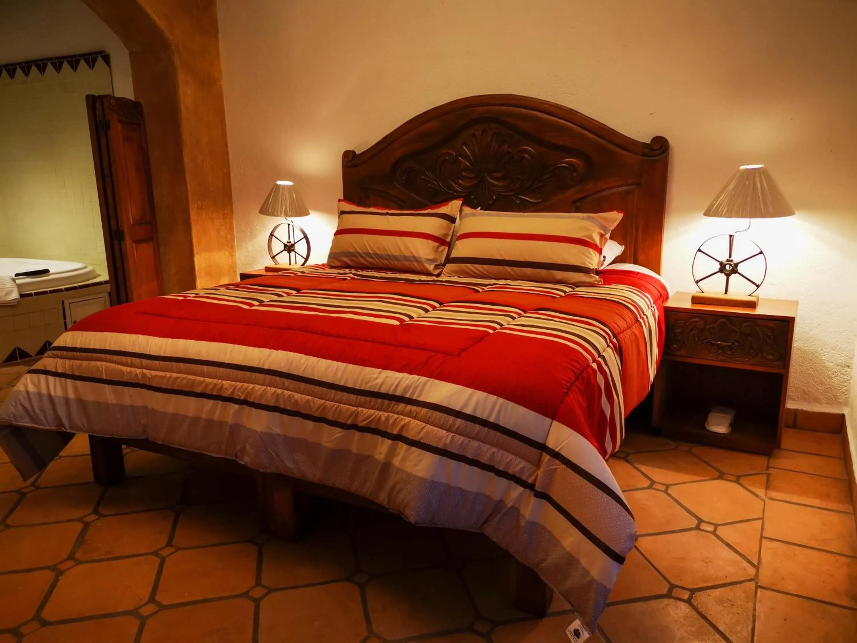 Bed in Hotel Chocolate Tradicional