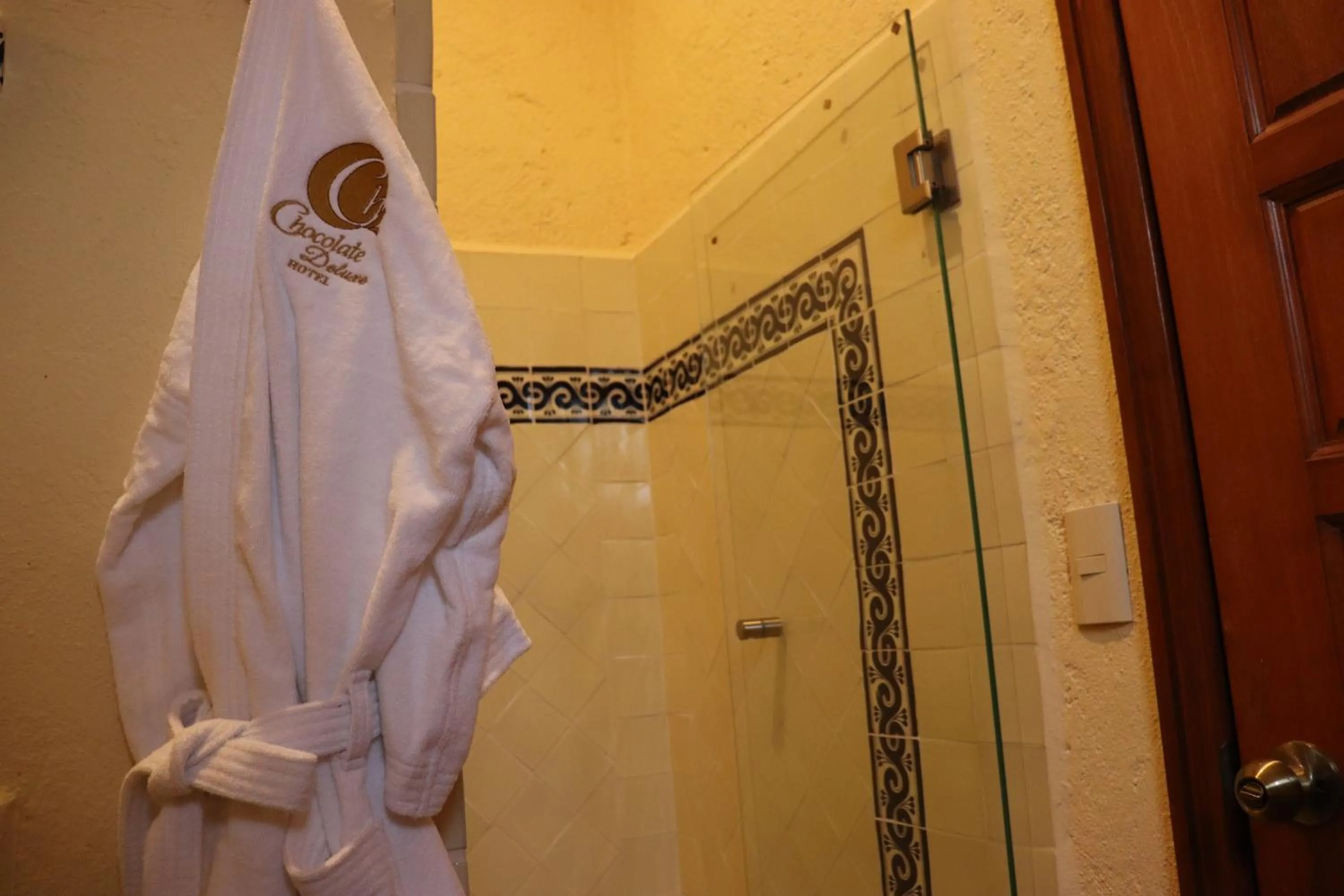 Shower in Hotel Chocolate Tradicional