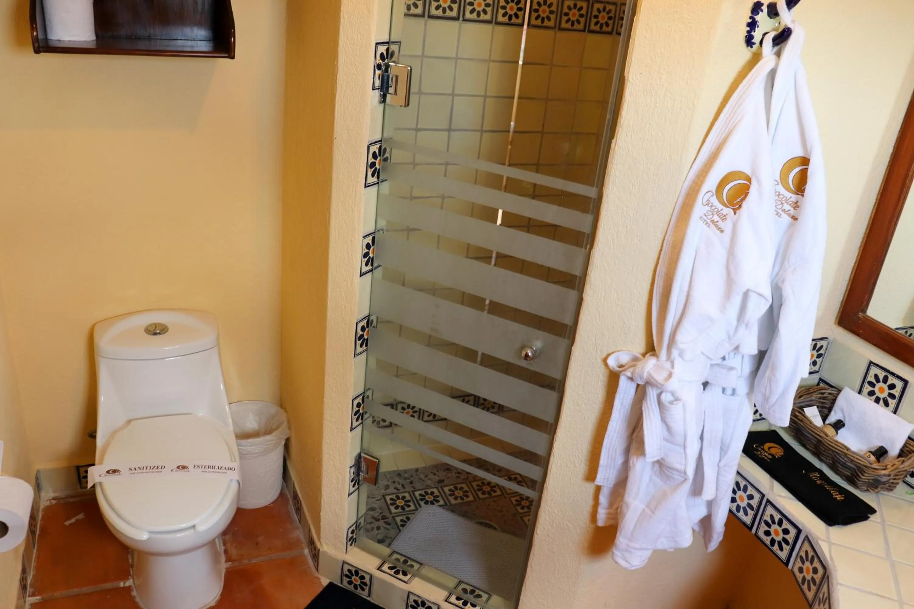 Shower in Hotel Chocolate Tradicional