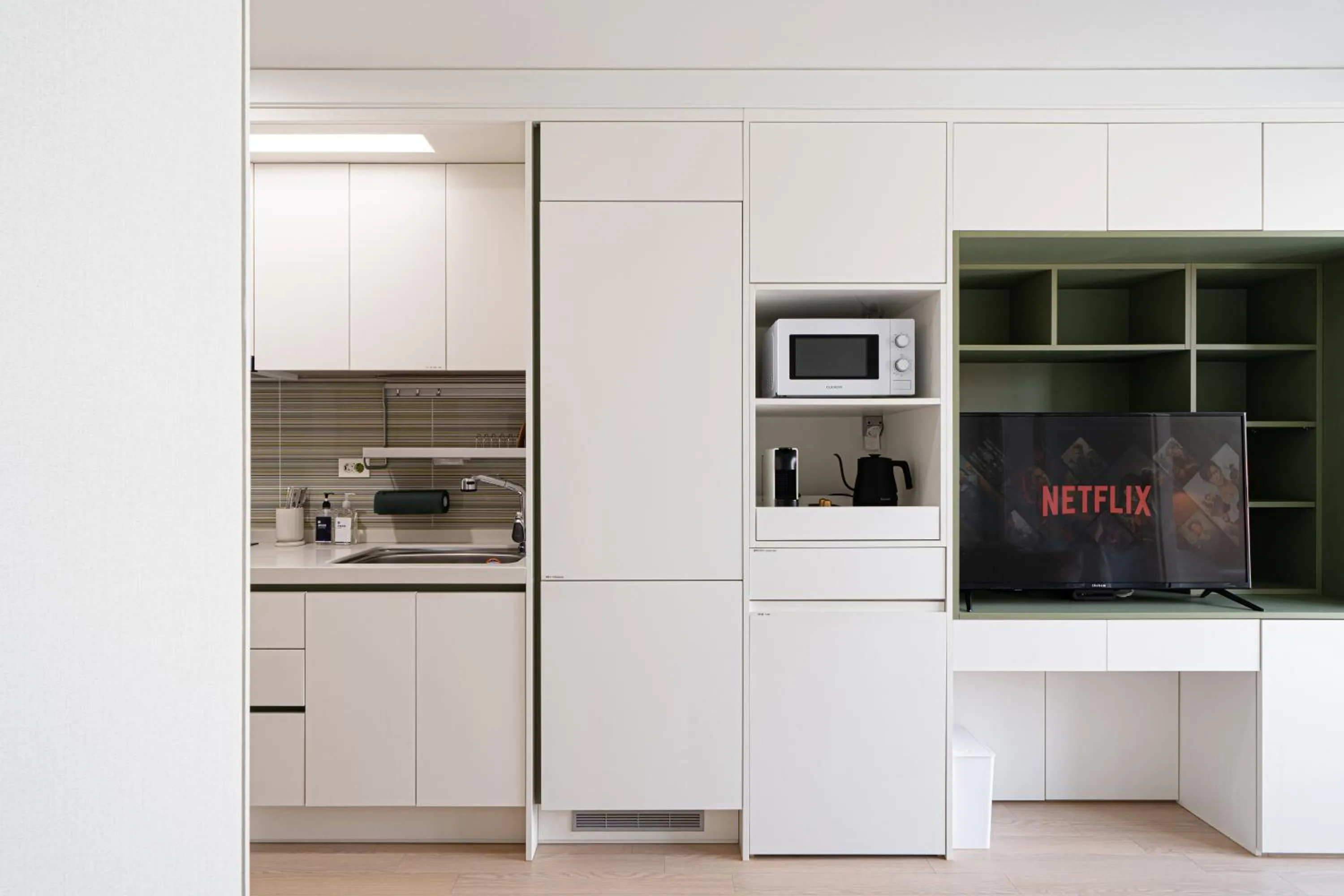 Kitchen or kitchenette in Urbanstay Myeongdong