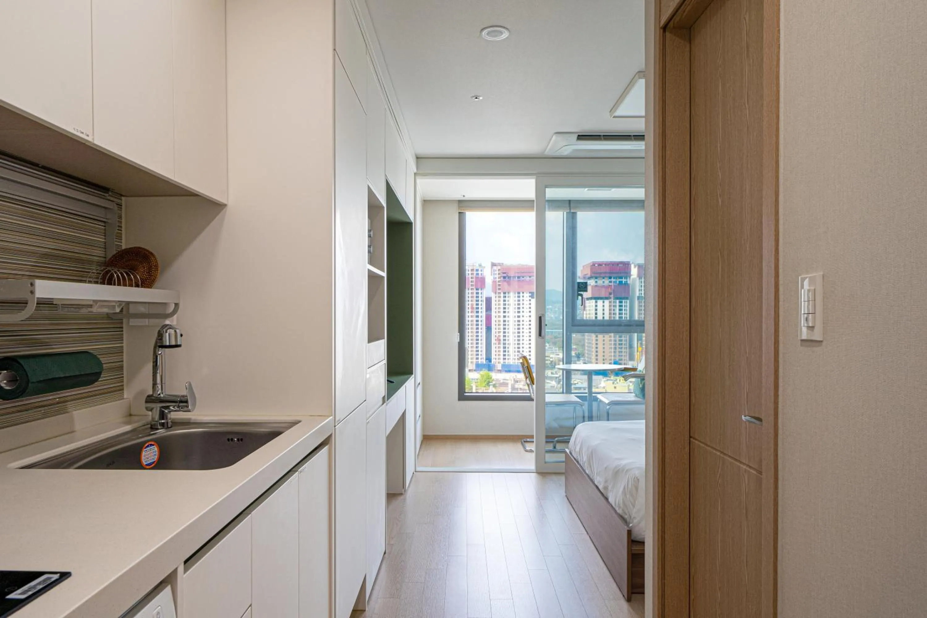 Bed in Urbanstay Myeongdong