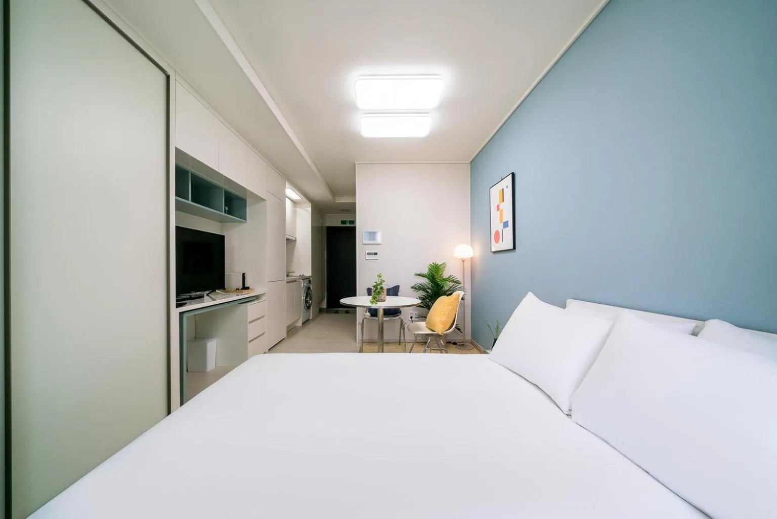 Bed in Urbanstay Songdo Moonlight Park