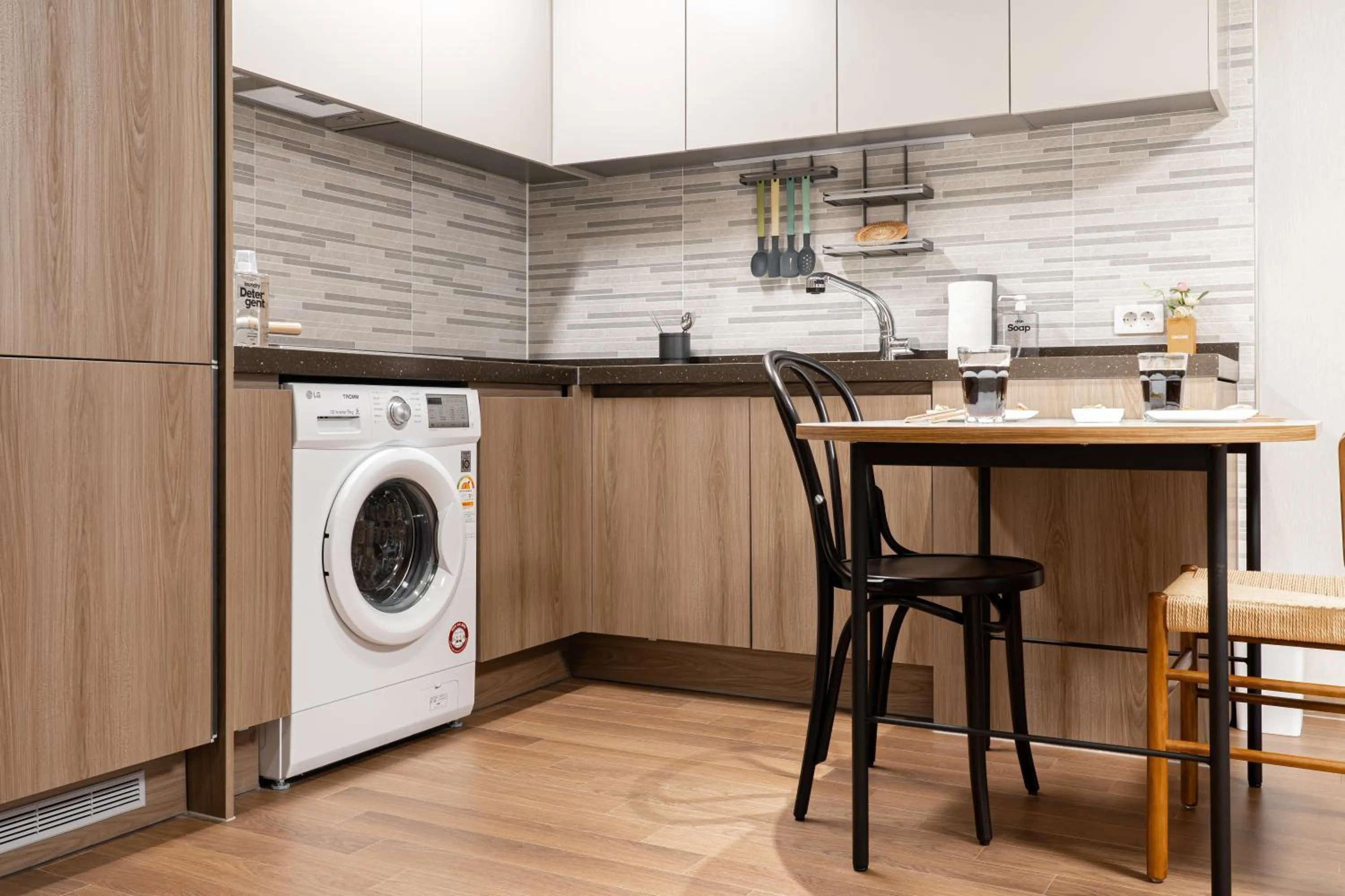 Kitchen or kitchenette in Urbanstay Sokcho beach C