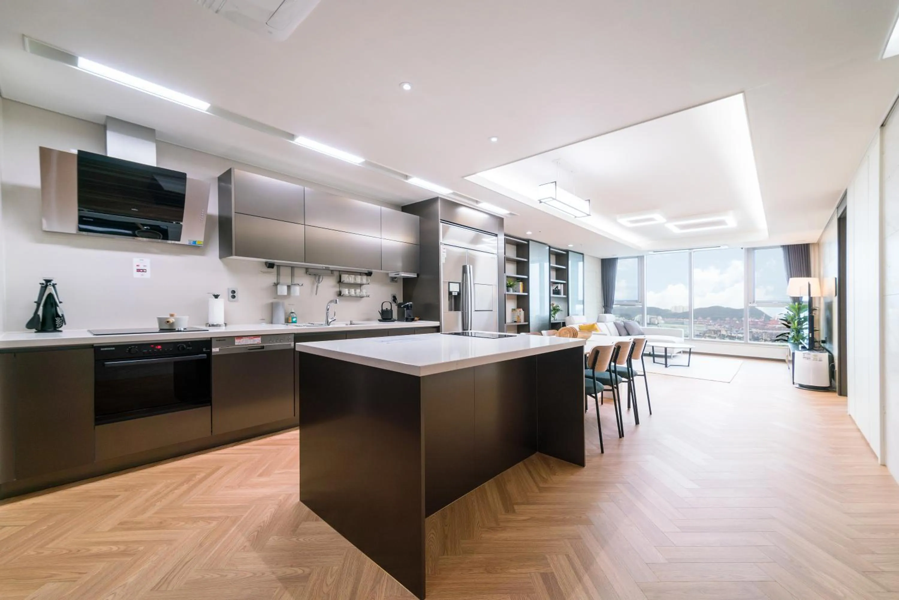 Kitchen or kitchenette in Le Collective Busan station