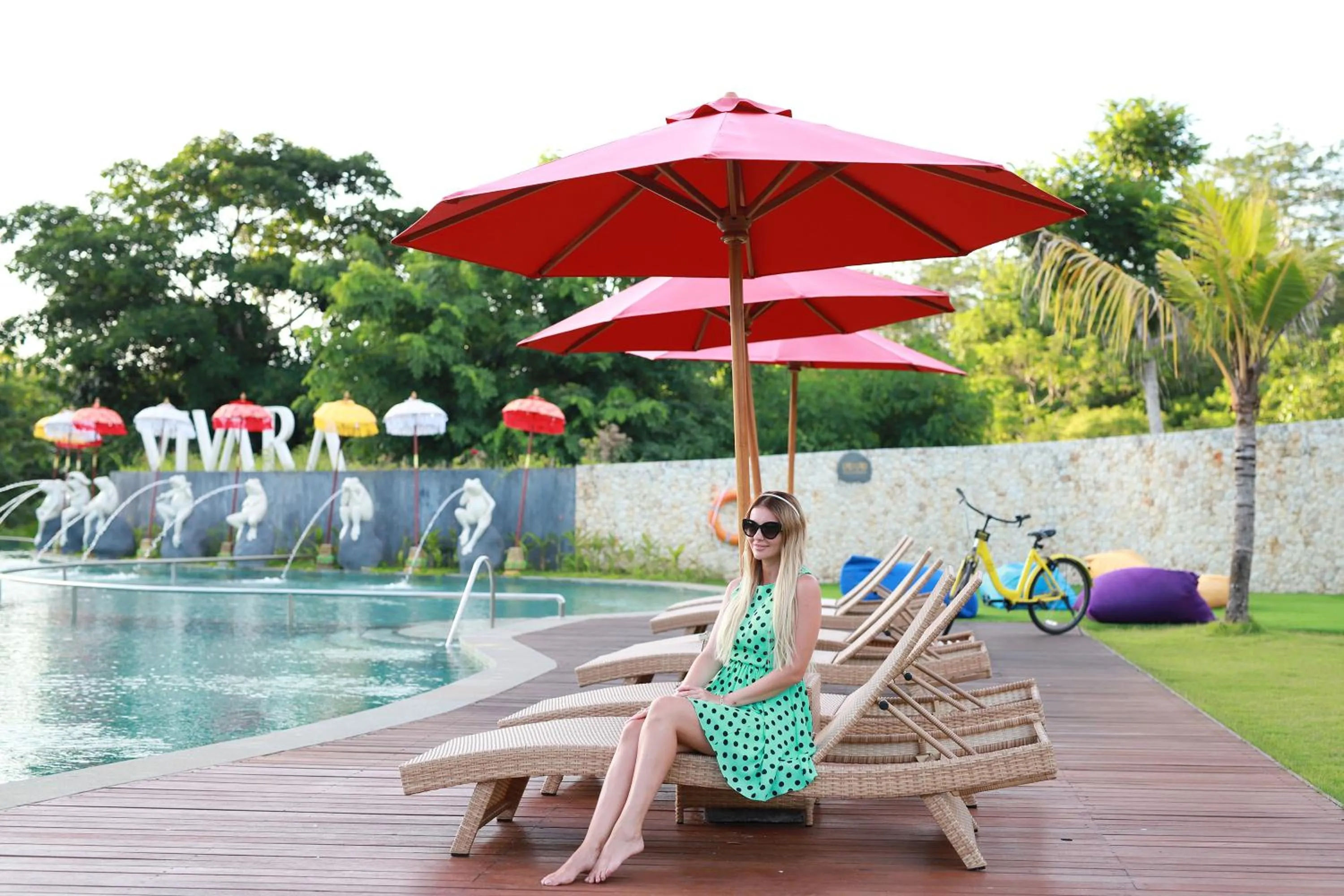 Garden view in Vivara Bali Private Pool Villas & Spa Retreat