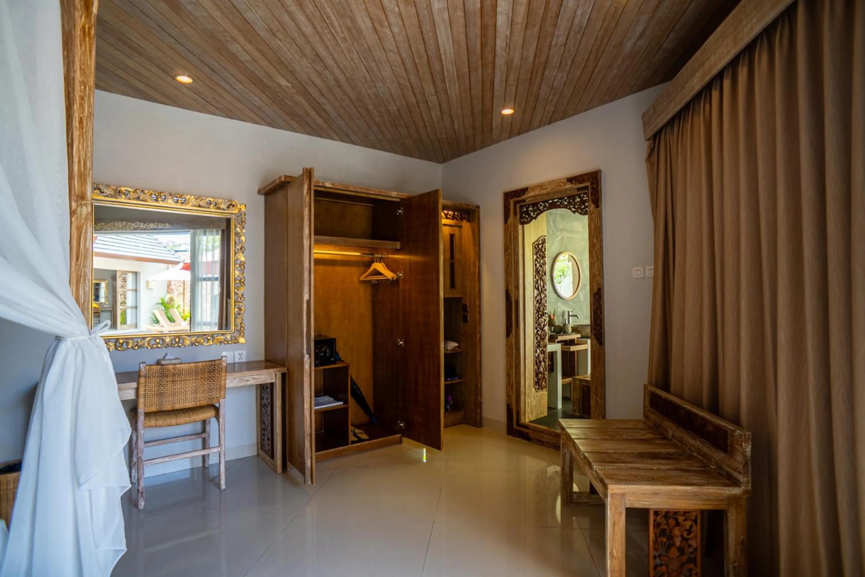 wardrobe in Vivara Bali Private Pool Villas & Spa Retreat