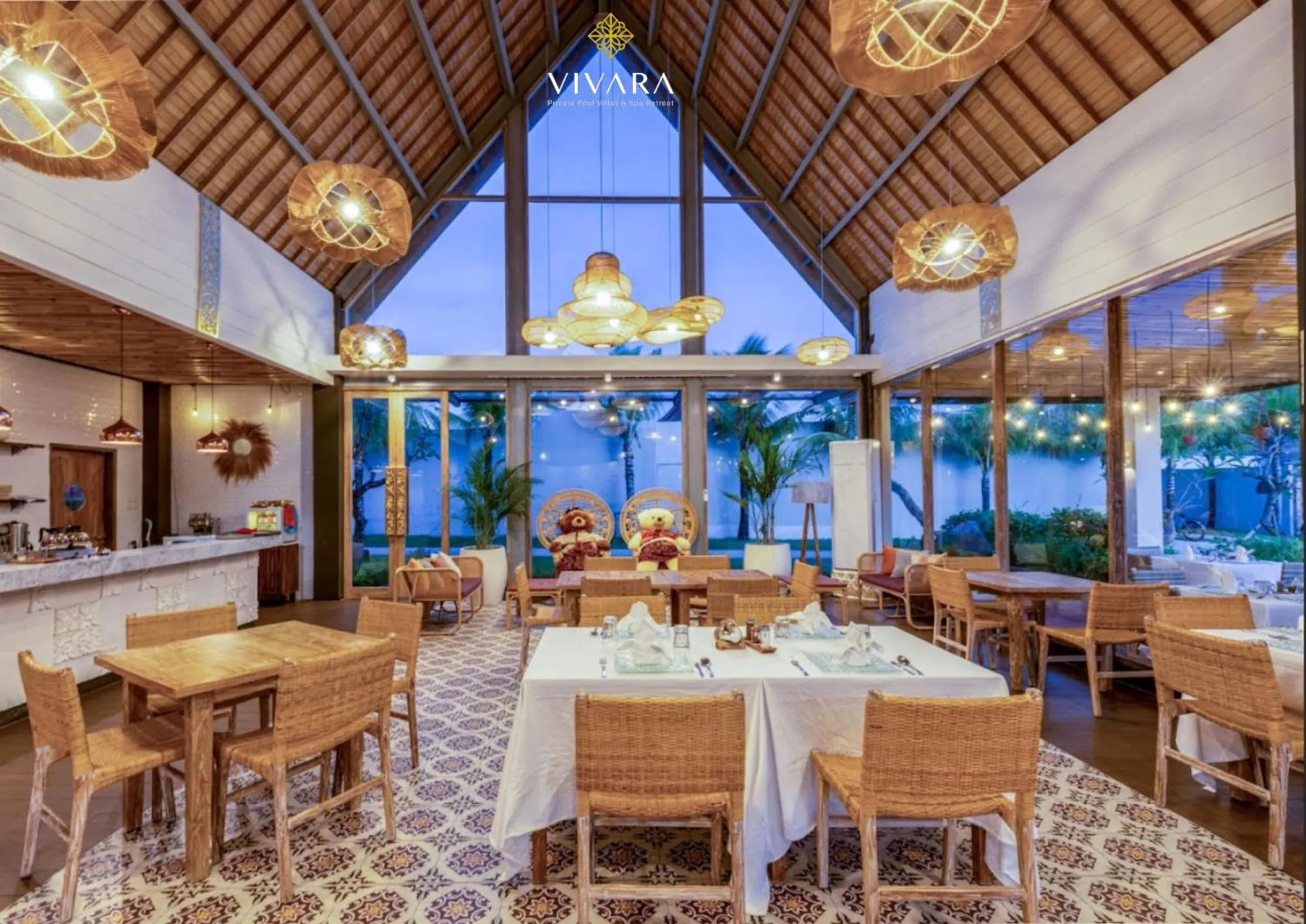 Restaurant/places to eat in Vivara Bali Private Pool Villas & Spa Retreat