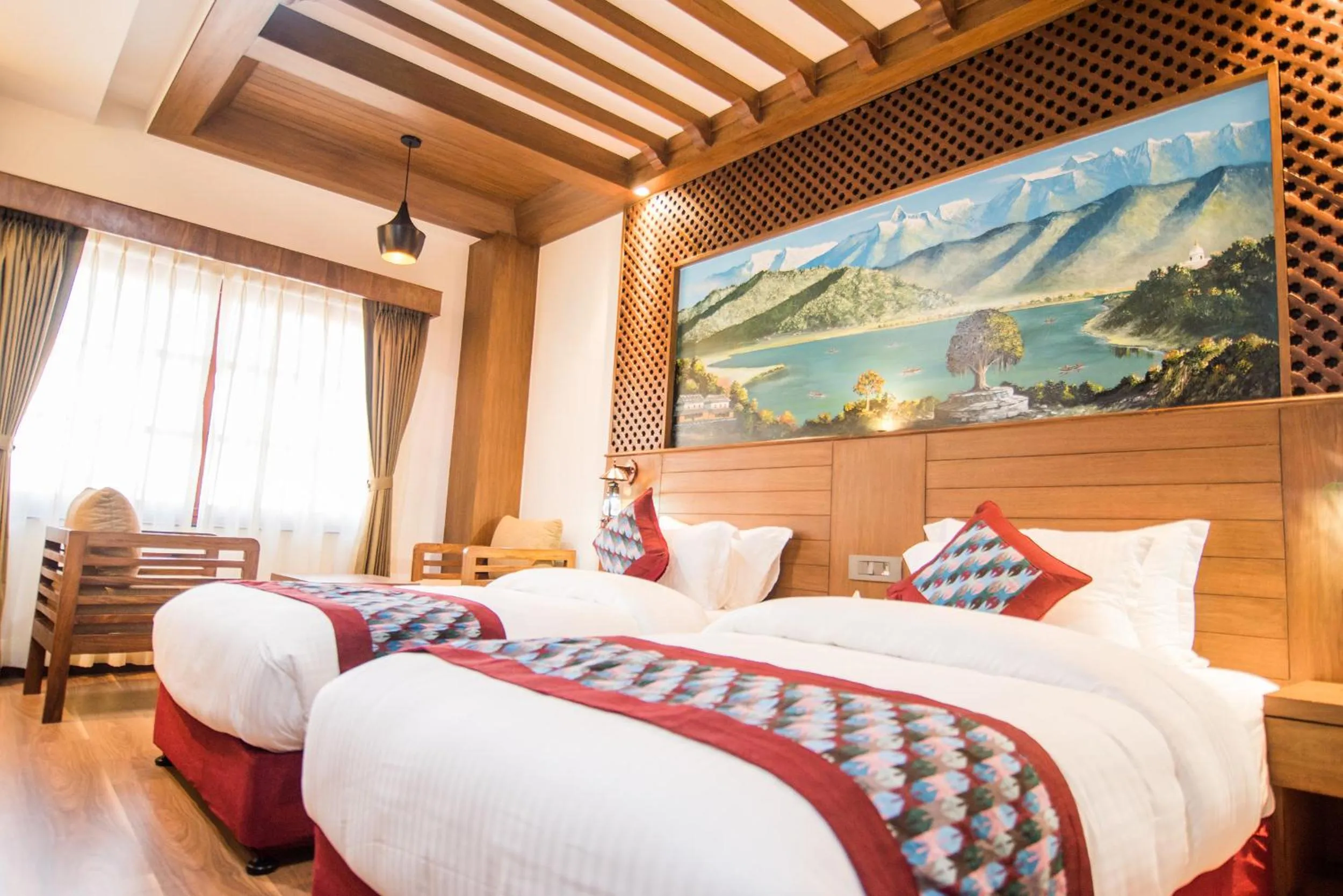 Bed in Everest Boutique Hotel