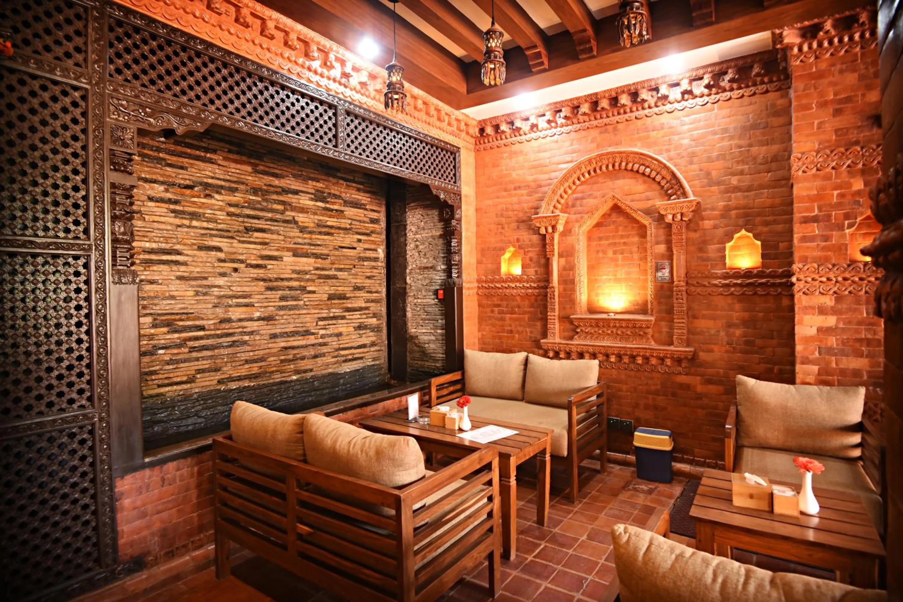 Seating area in Everest Boutique Hotel