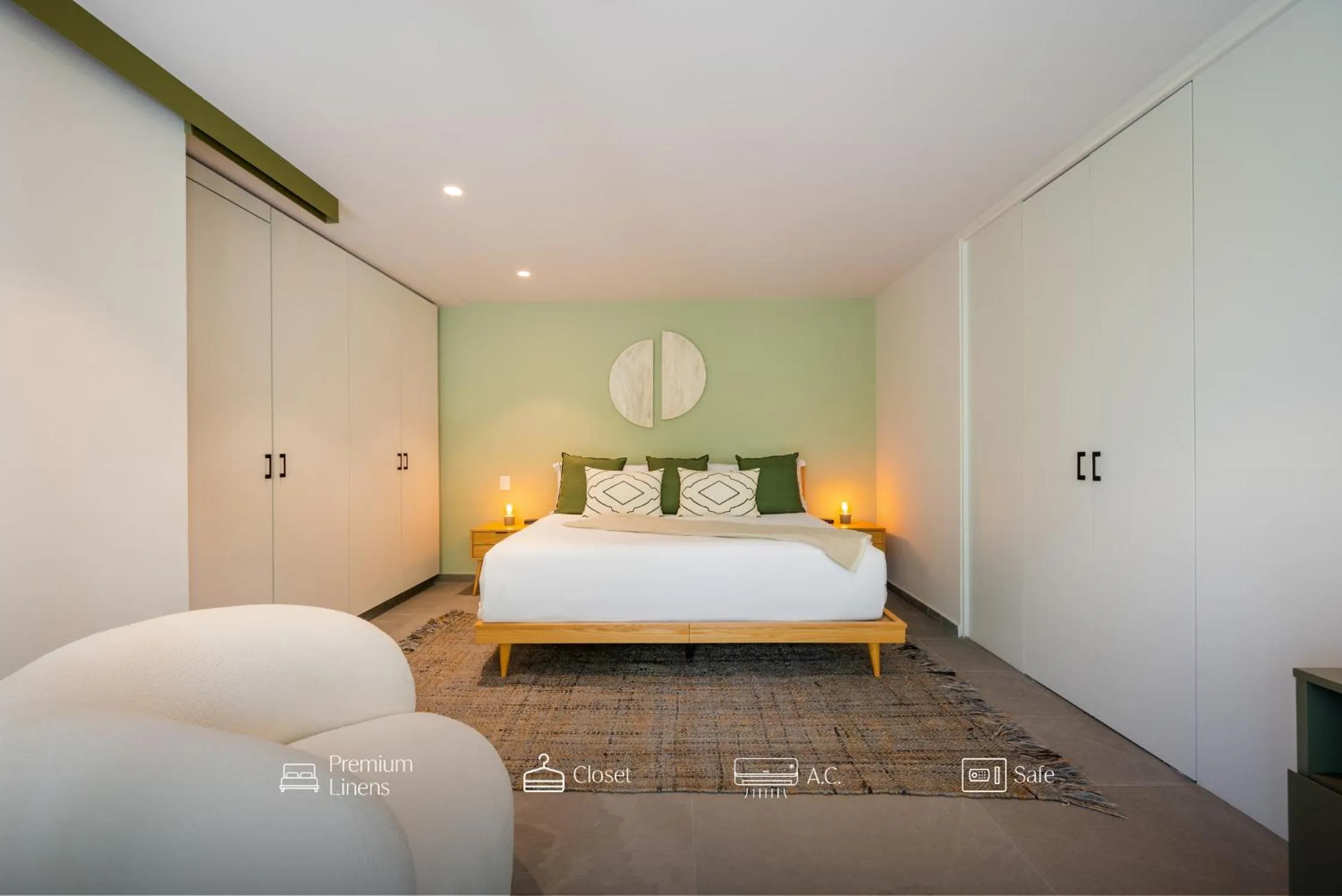 Bed in Capitalia Parque Lincoln