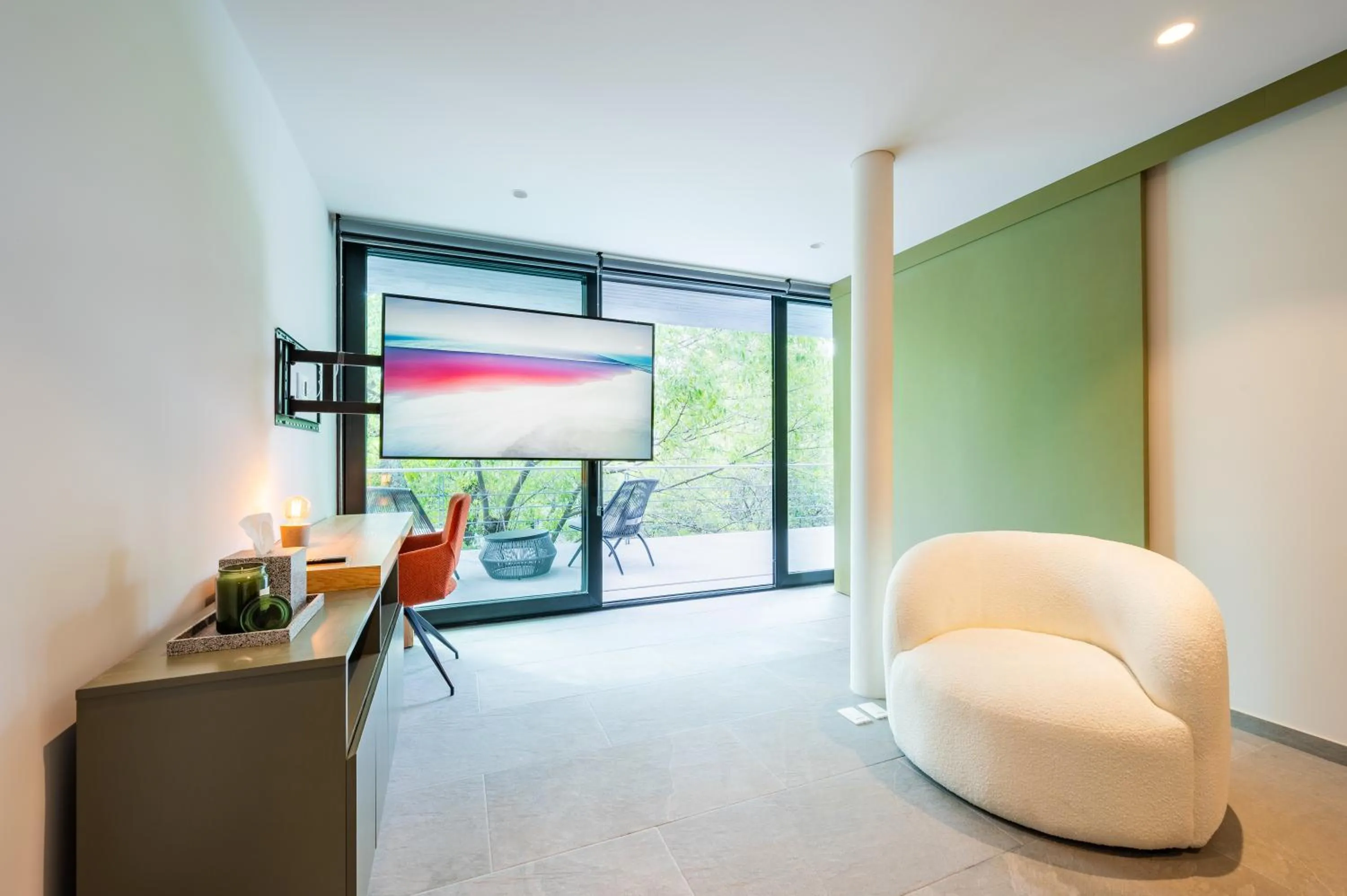 Seating area in Capitalia Parque Lincoln