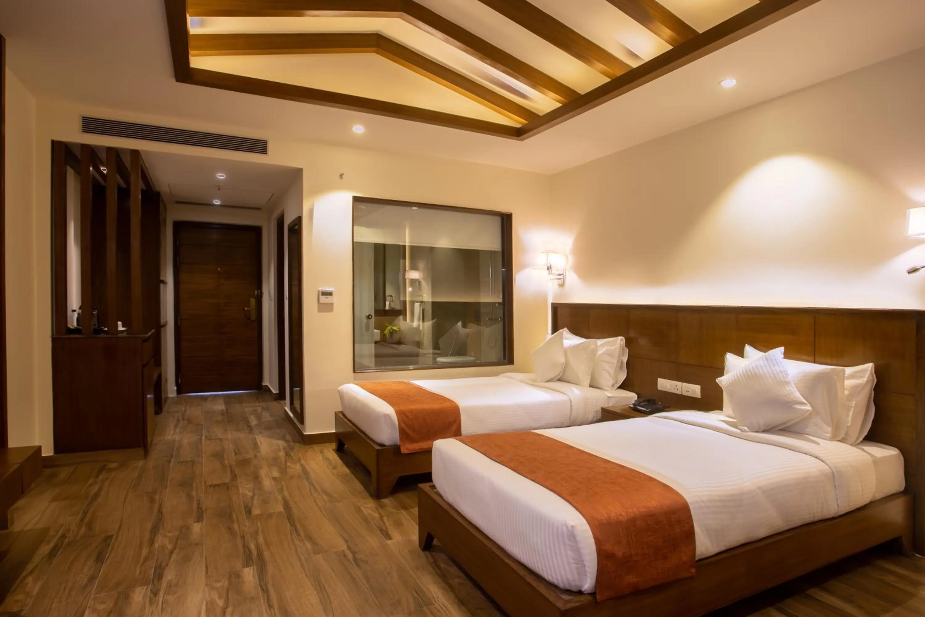 Photo of the whole room, Bed in Soaltee Westend Resort Chitwan