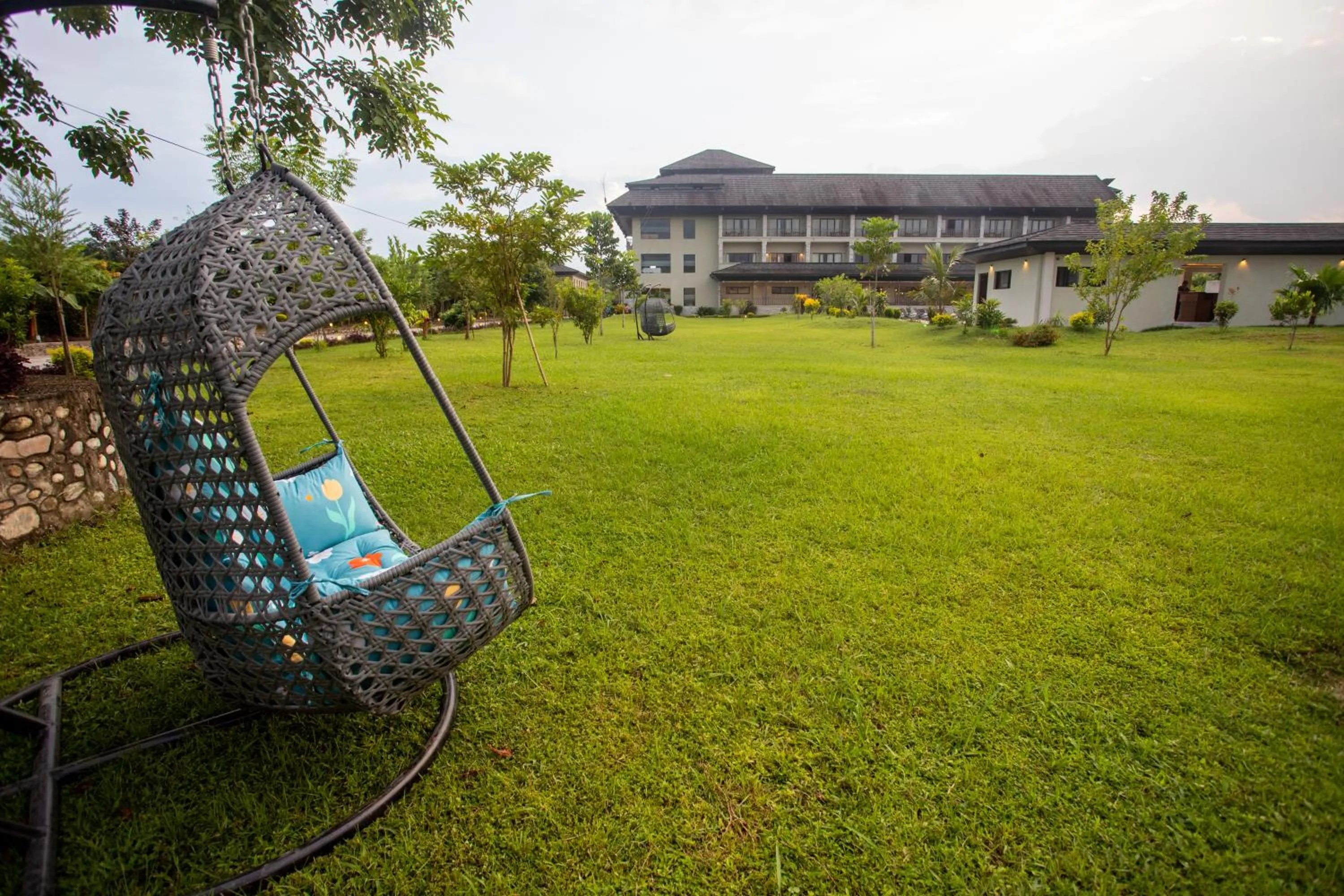 Garden in Soaltee Westend Resort Chitwan