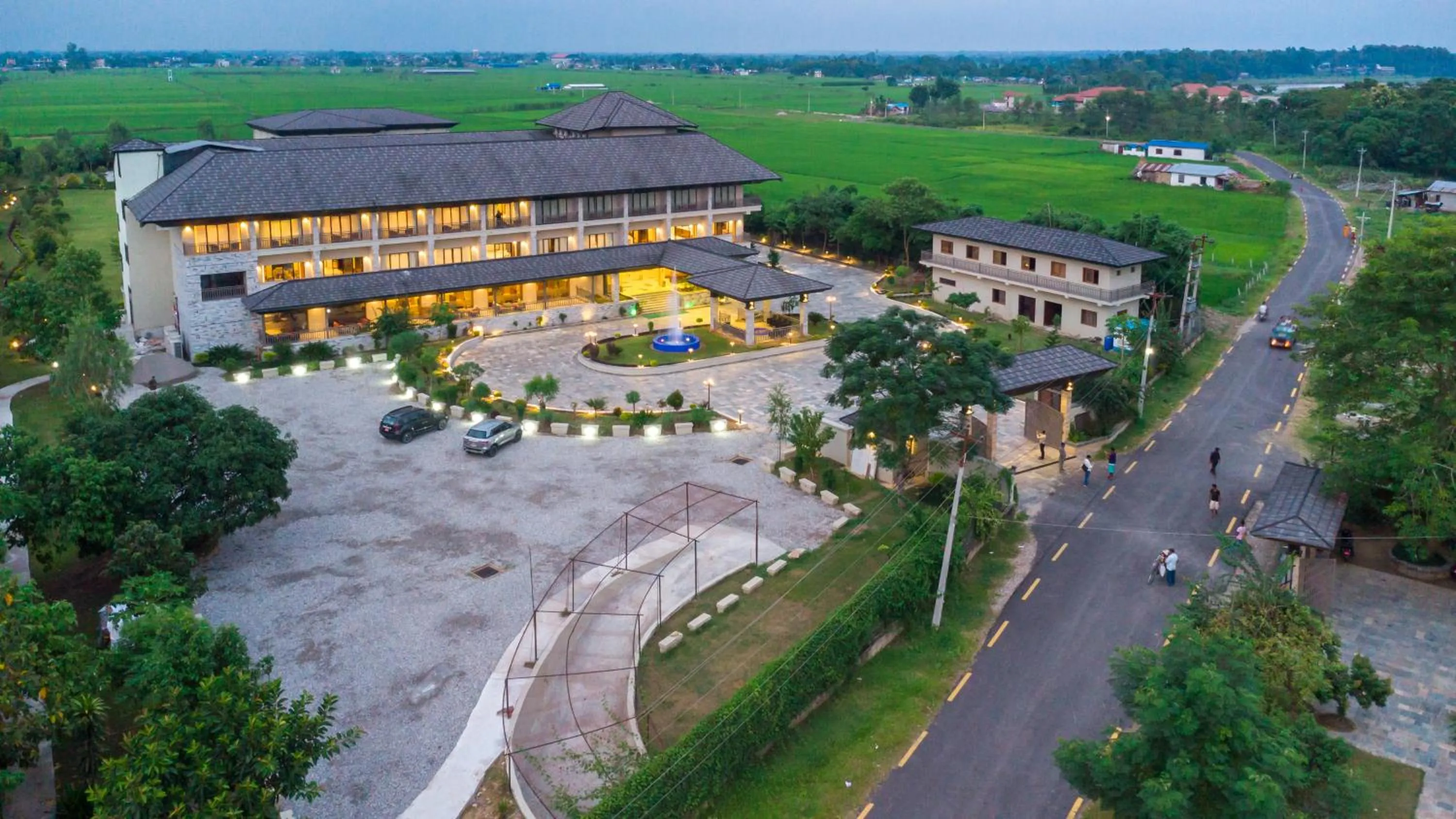 Bird's eye view in Soaltee Westend Resort Chitwan