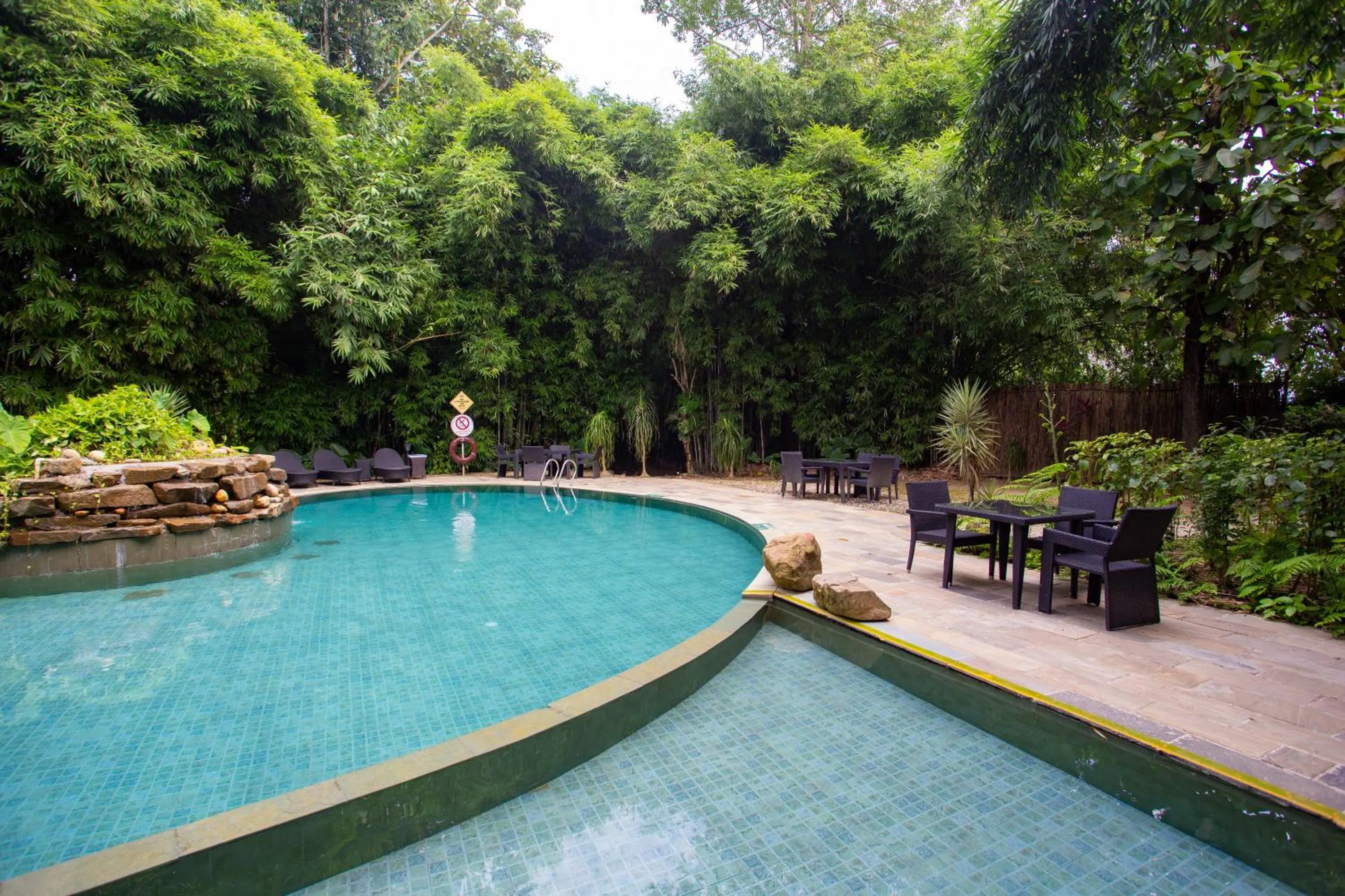 Pool view in Soaltee Westend Resort Chitwan