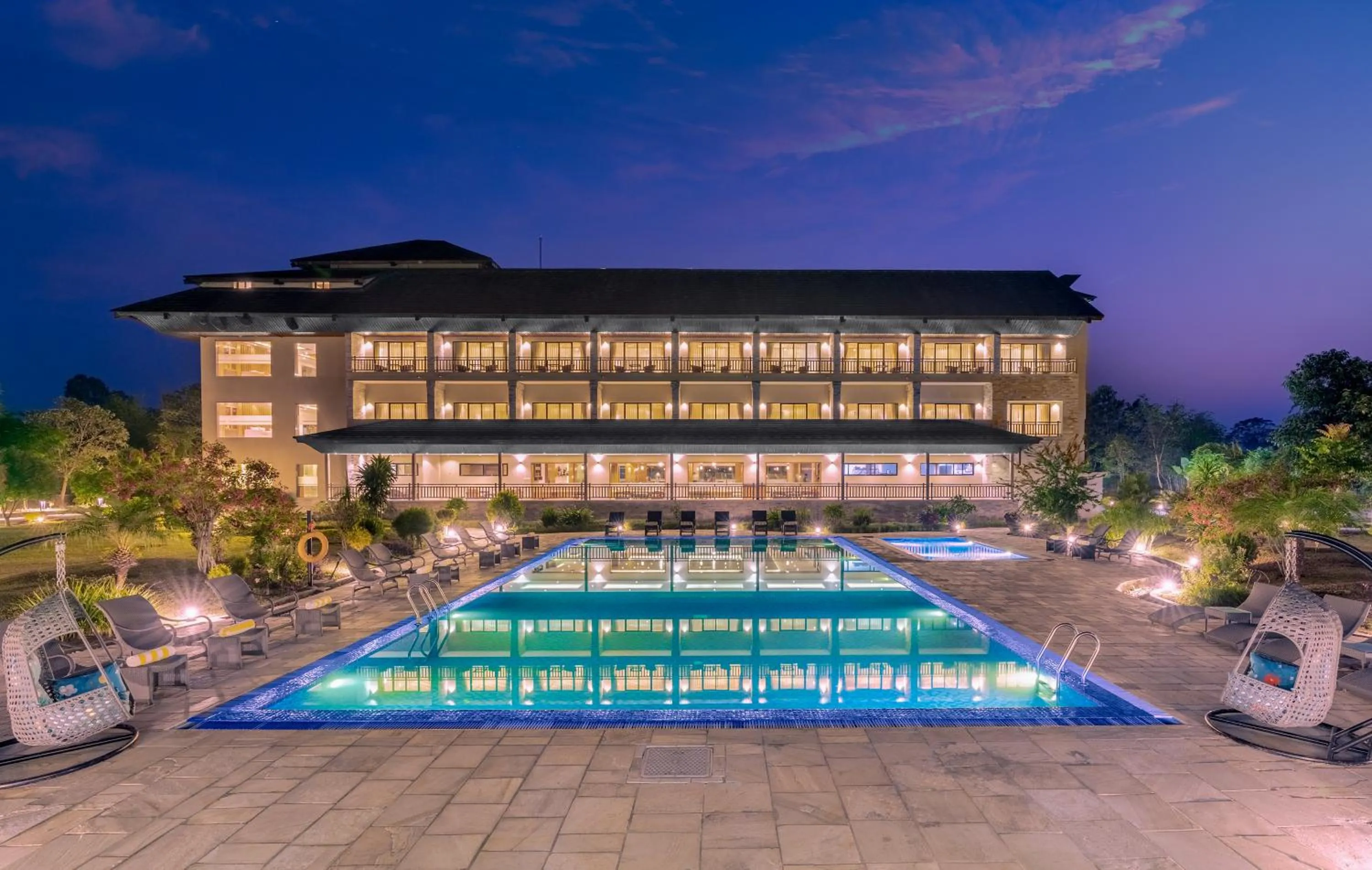 Night in Soaltee Westend Resort Chitwan