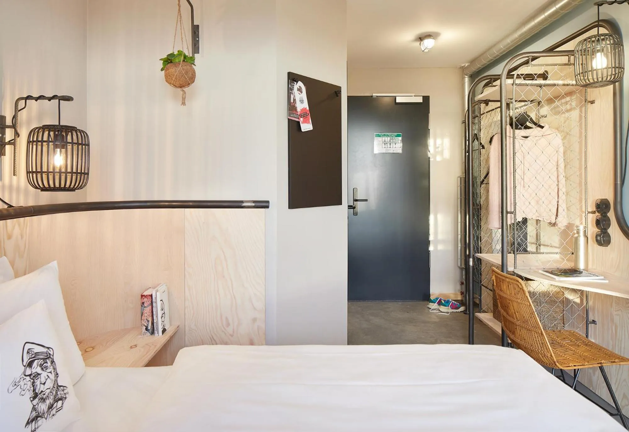 Bedroom, Bed in Bretterbude Büsum