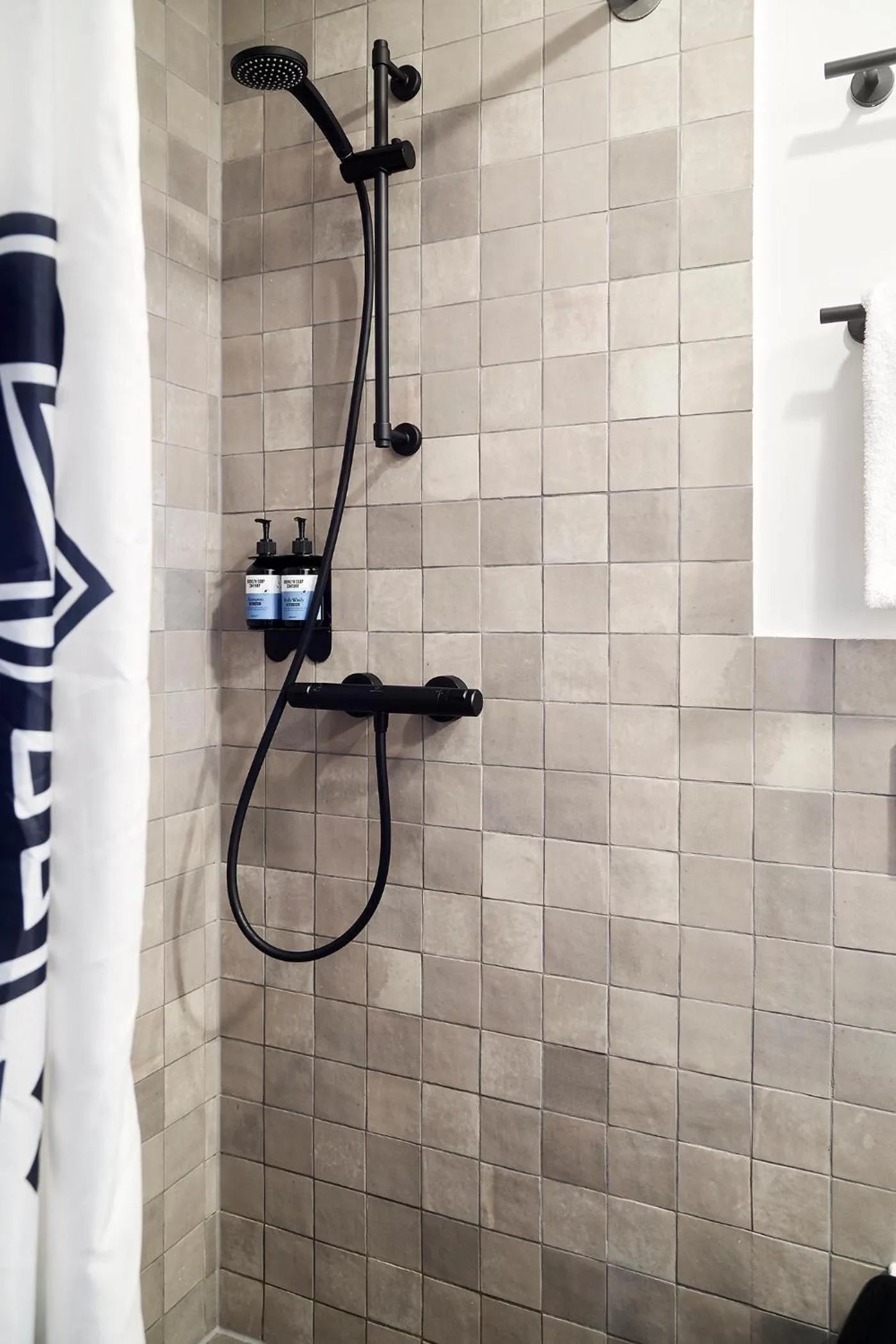 Shower in Bretterbude Büsum