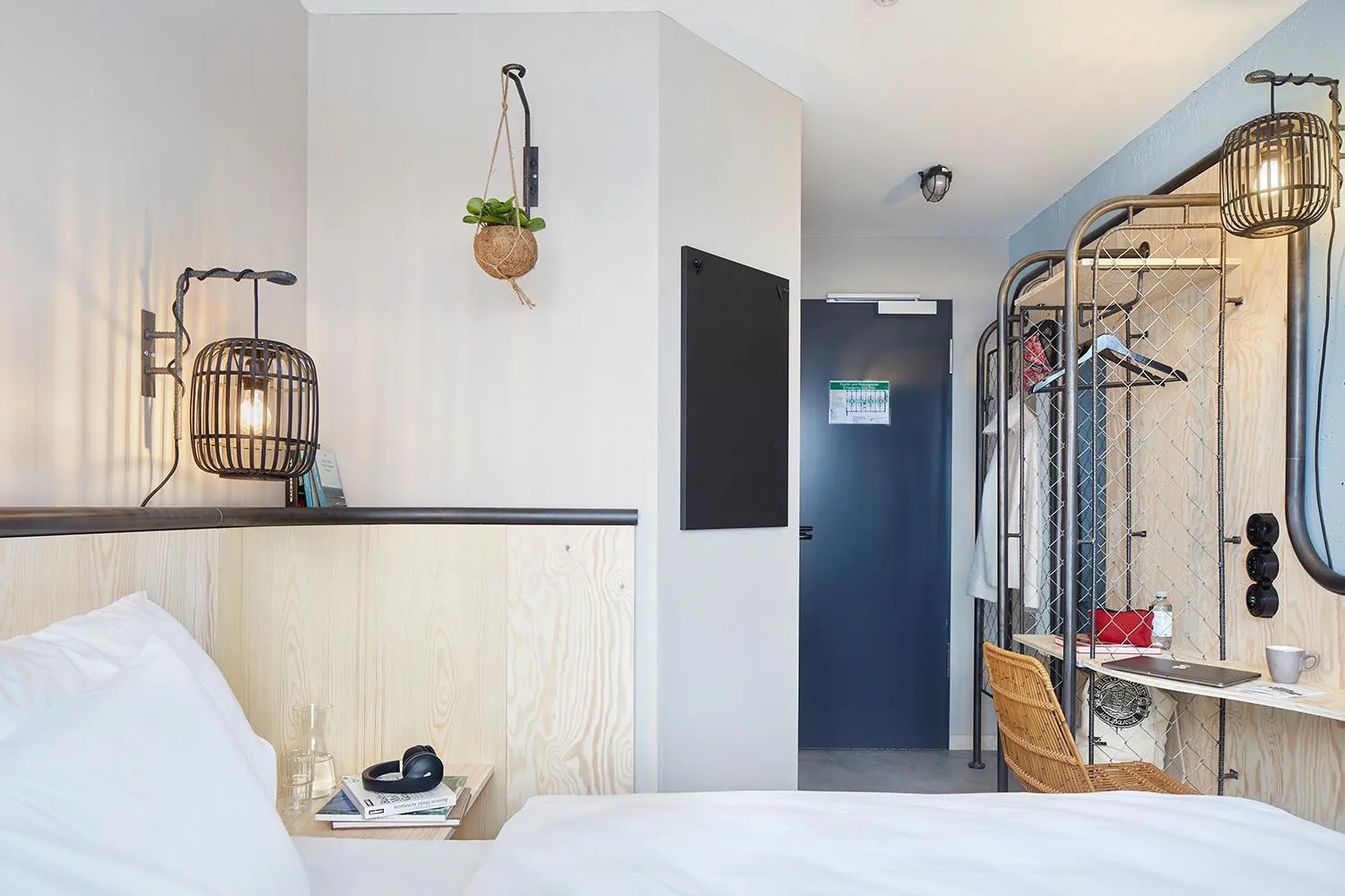 Bedroom, Bed in Bretterbude Büsum