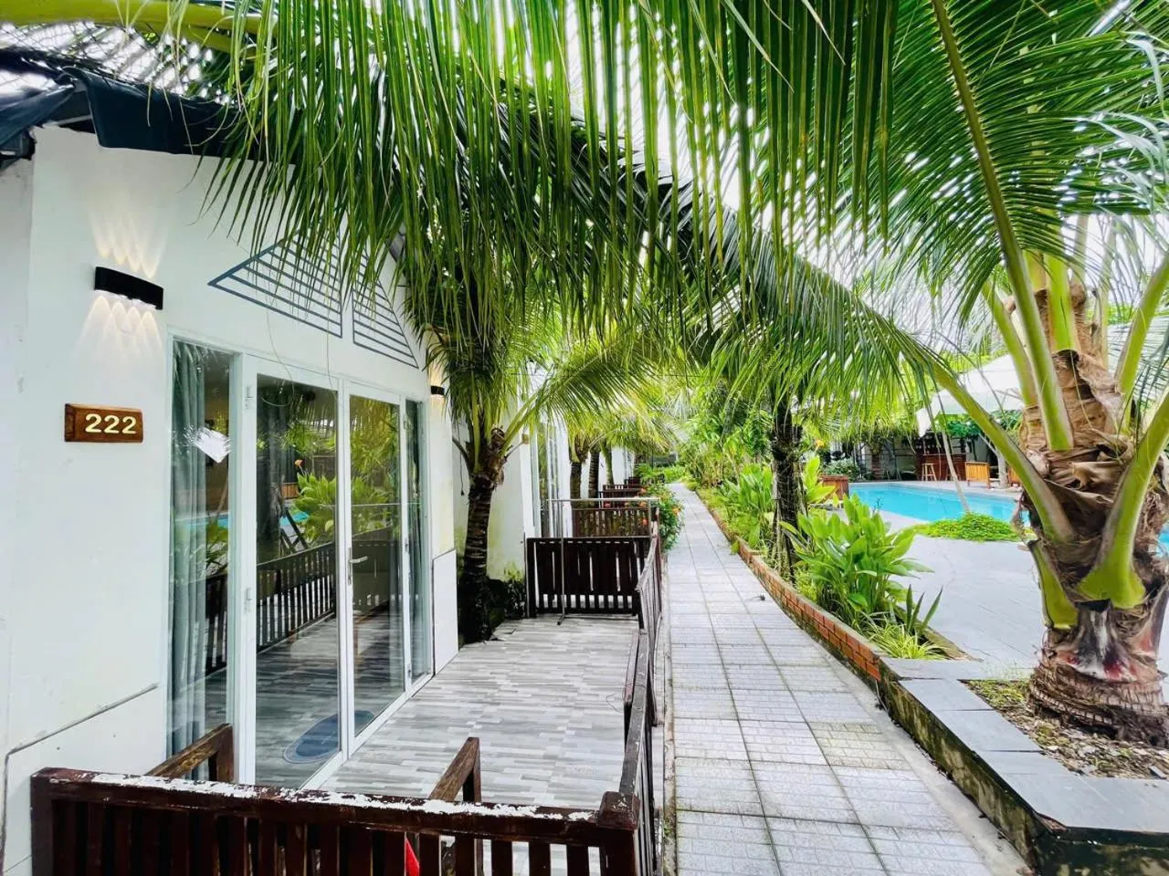 Patio in Hoang Phuc resort