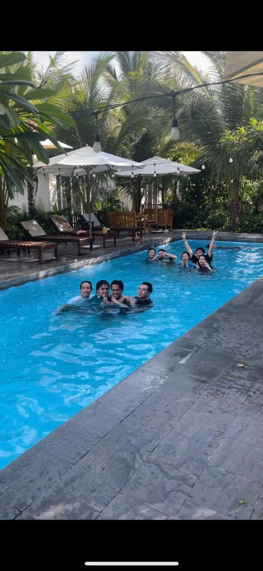 Swimming pool in Hoang Phuc resort