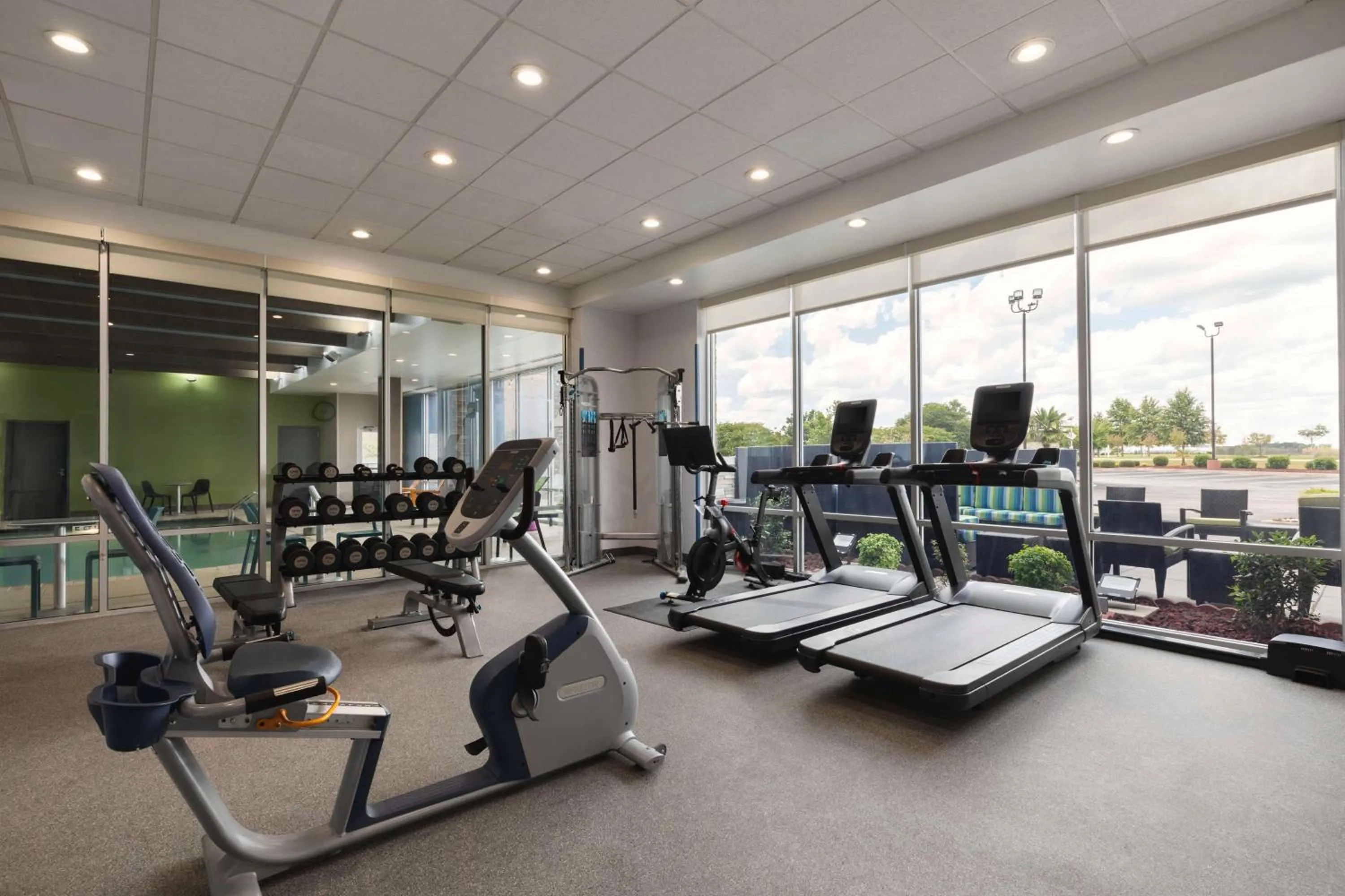 Fitness centre/facilities in Home2Suites by Hilton Florence