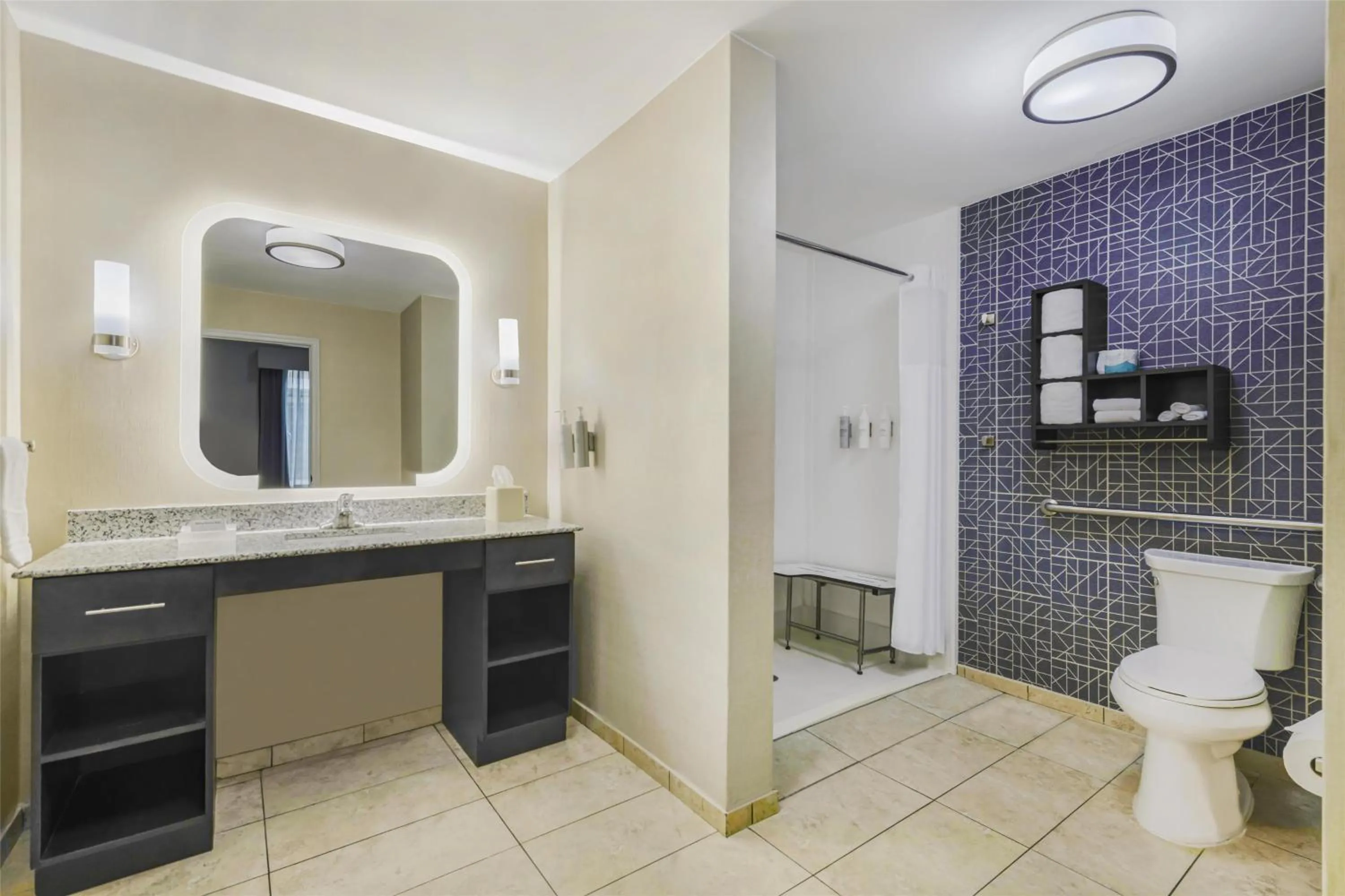 Bathroom in Homewood Suites by Hilton Huntsville-Downtown