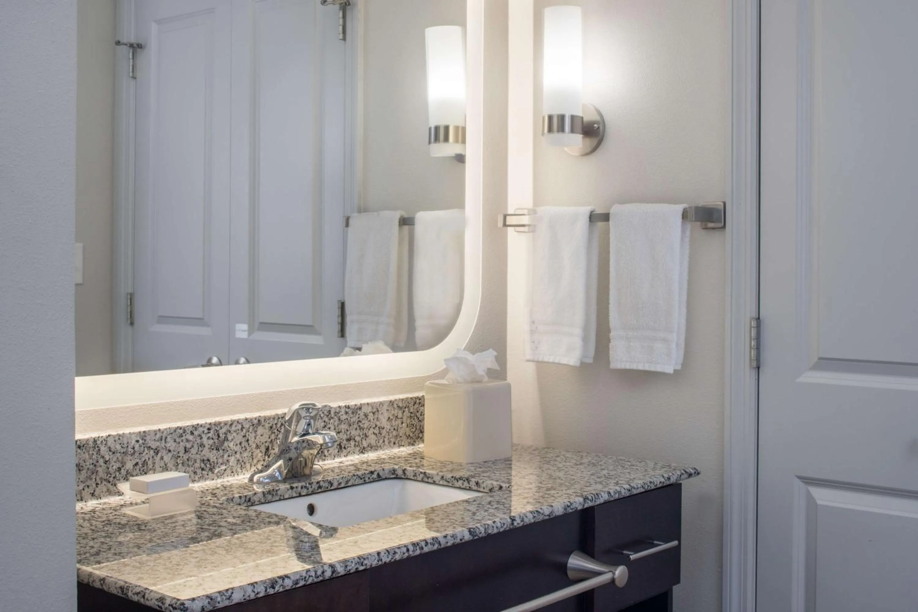 Bathroom in Homewood Suites by Hilton Huntsville-Downtown