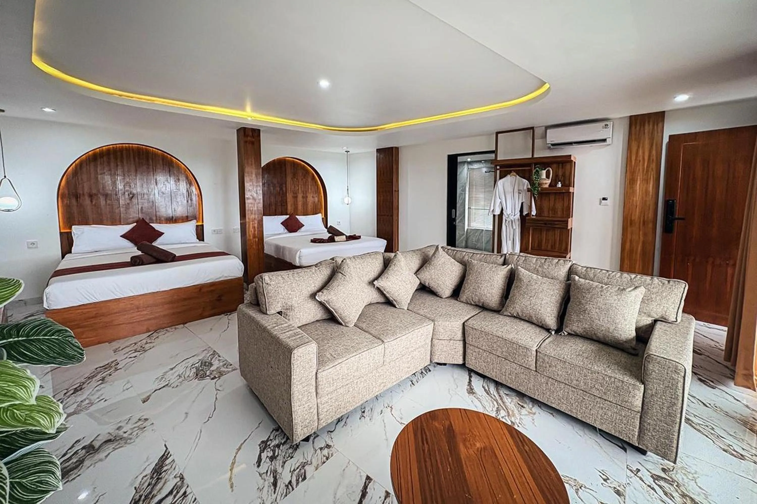 Bedroom in Caldera Hotel & Restaurant