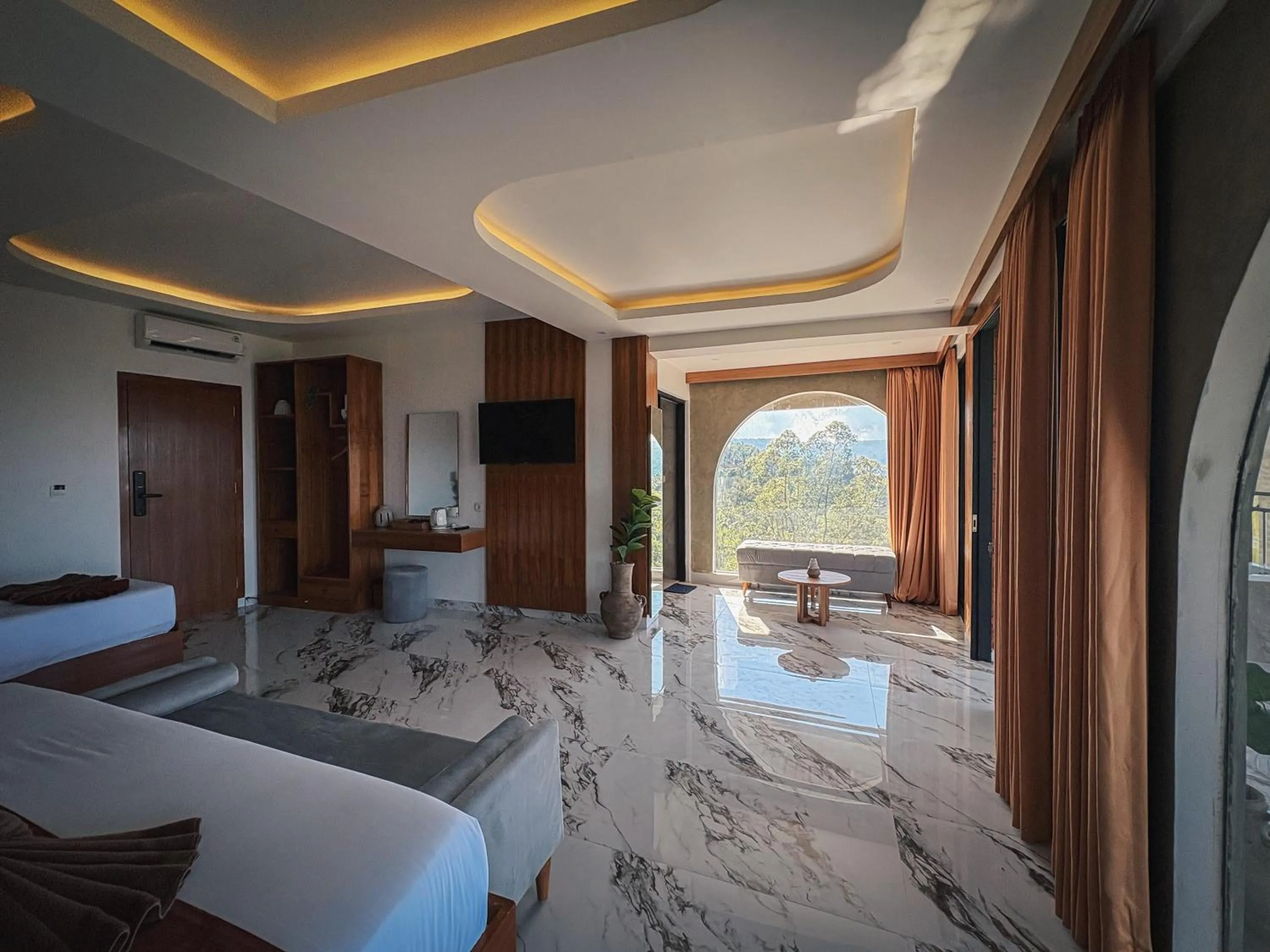 Bedroom in Caldera Hotel & Restaurant