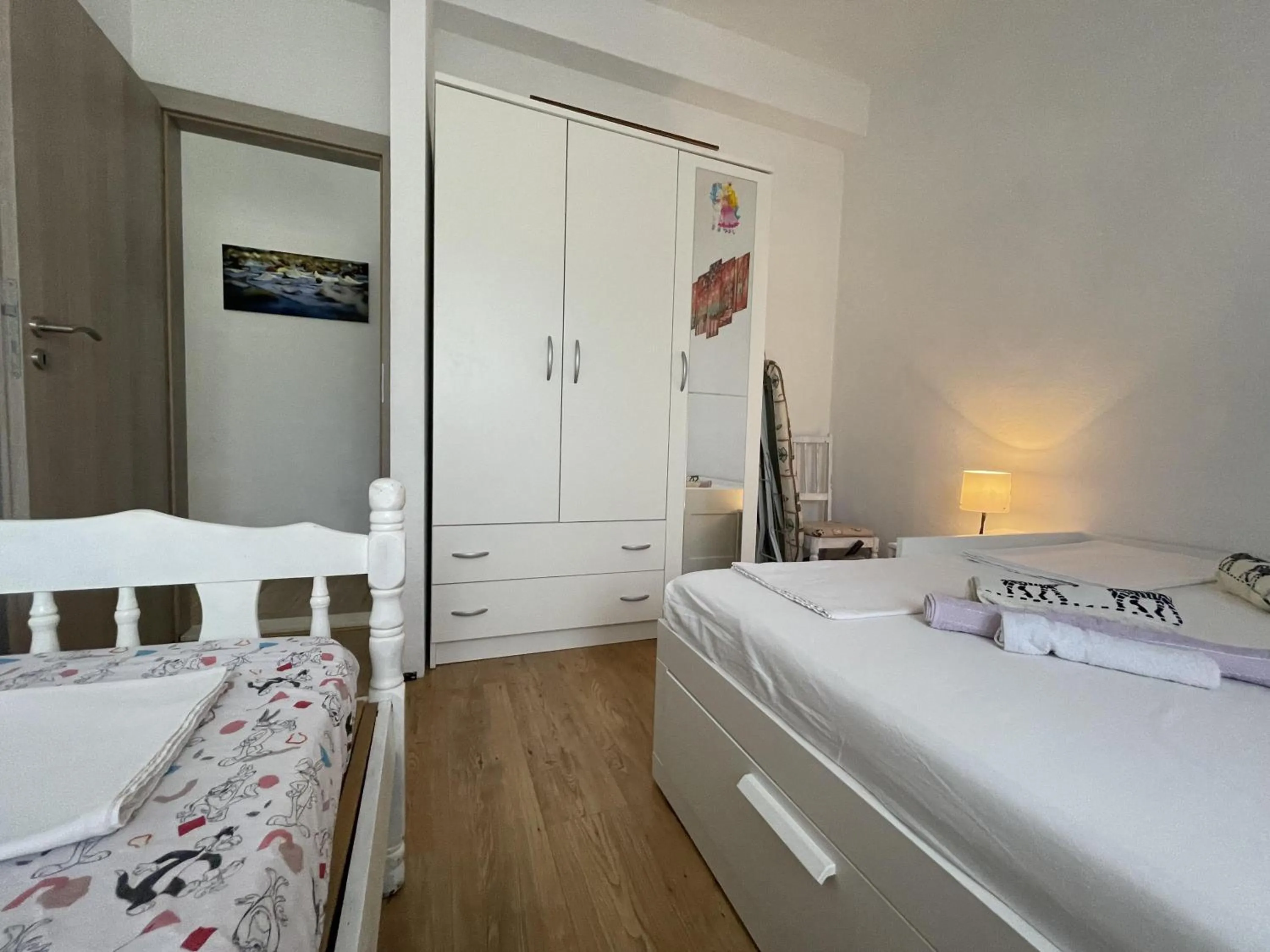 Bed in Kuca za odmor u Kastelima s pogledom na more
