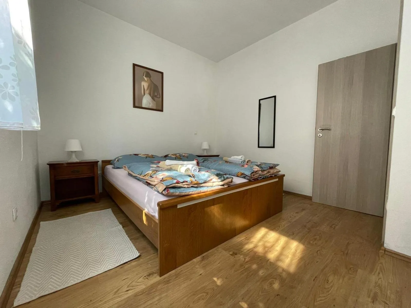 Bed in Kuca za odmor u Kastelima s pogledom na more