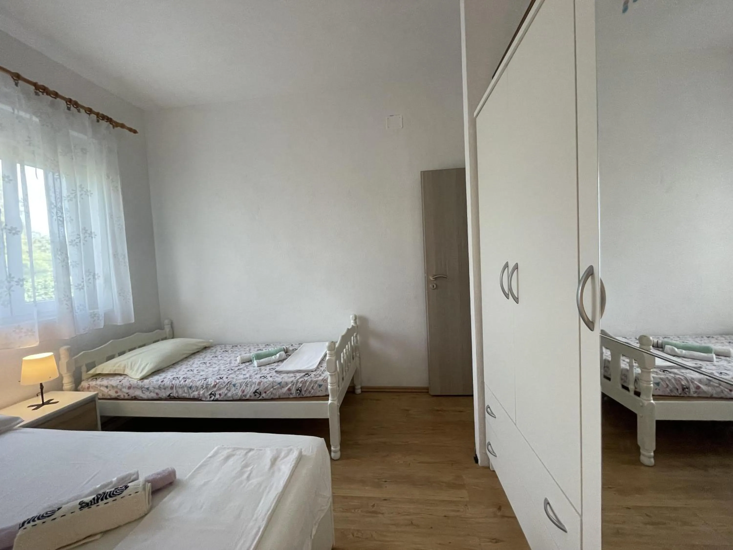 Bed in Kuca za odmor u Kastelima s pogledom na more