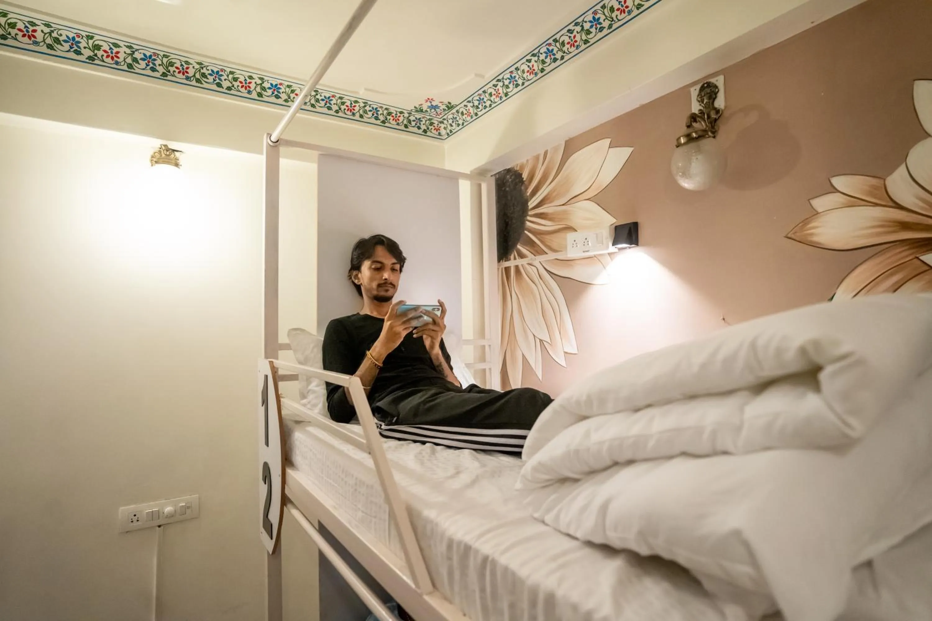 People, Bed in Citylights By MUSAFIR