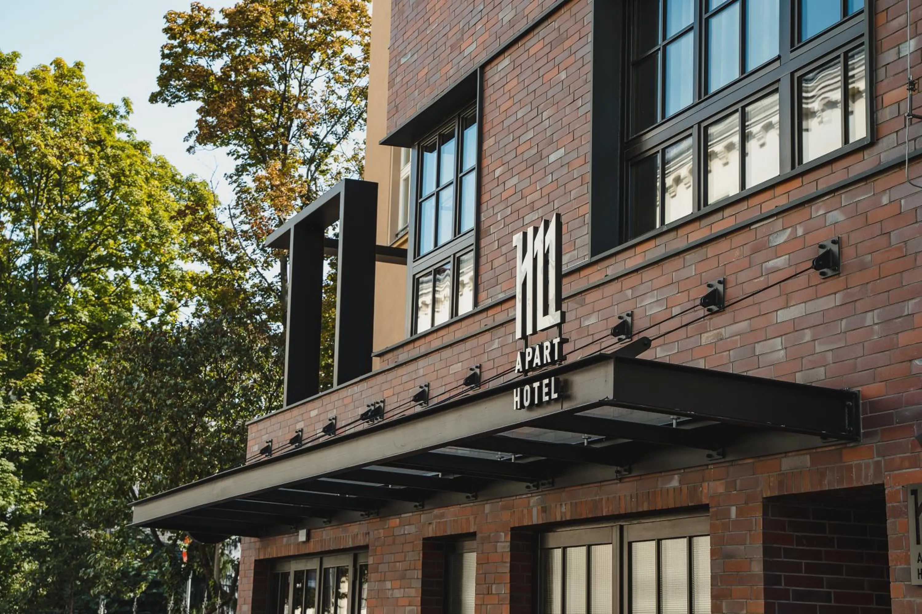 Garden view in H11 Aparthotel