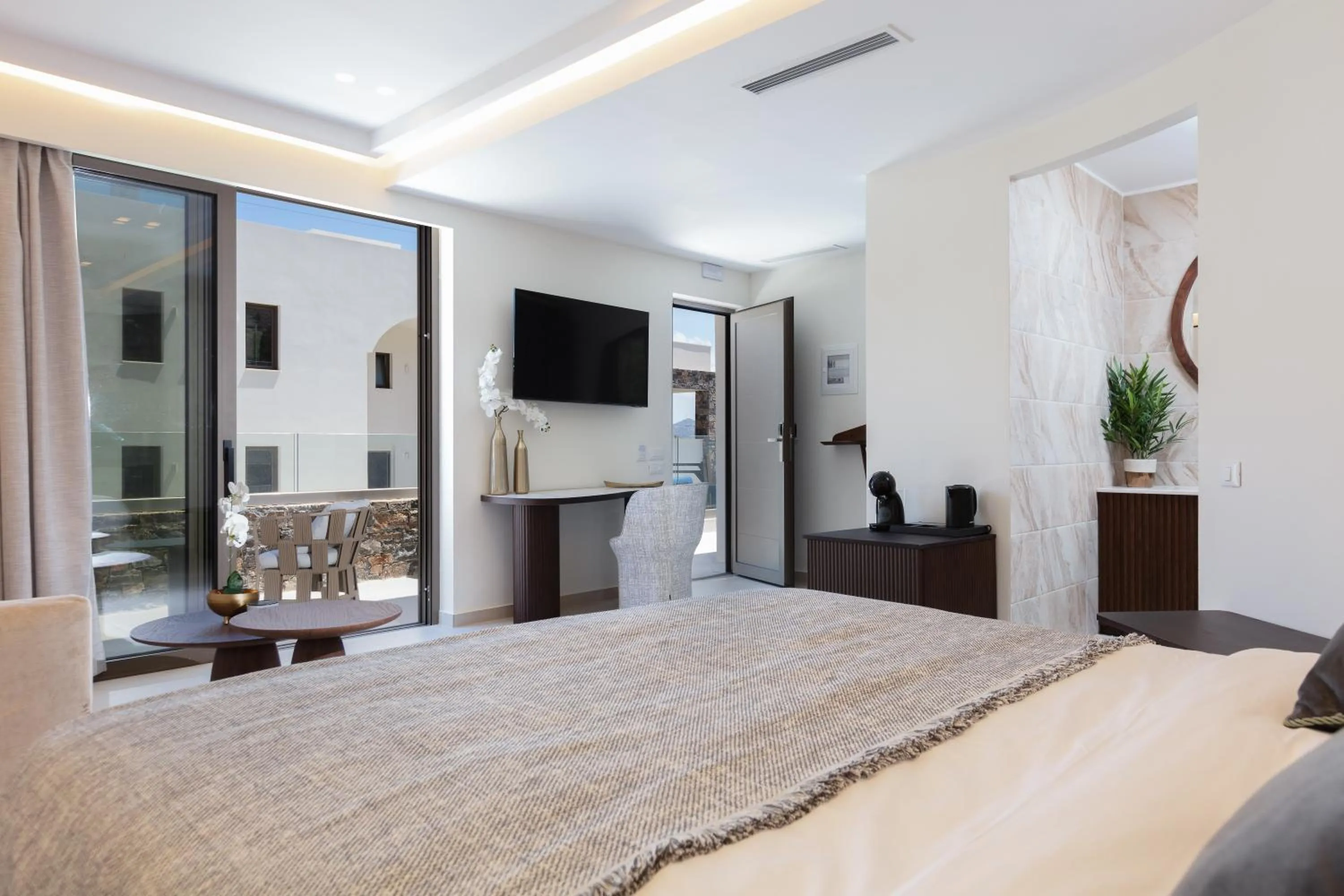 Photo of the whole room, Bed in Naiades Boutique Hotel - Adults Only