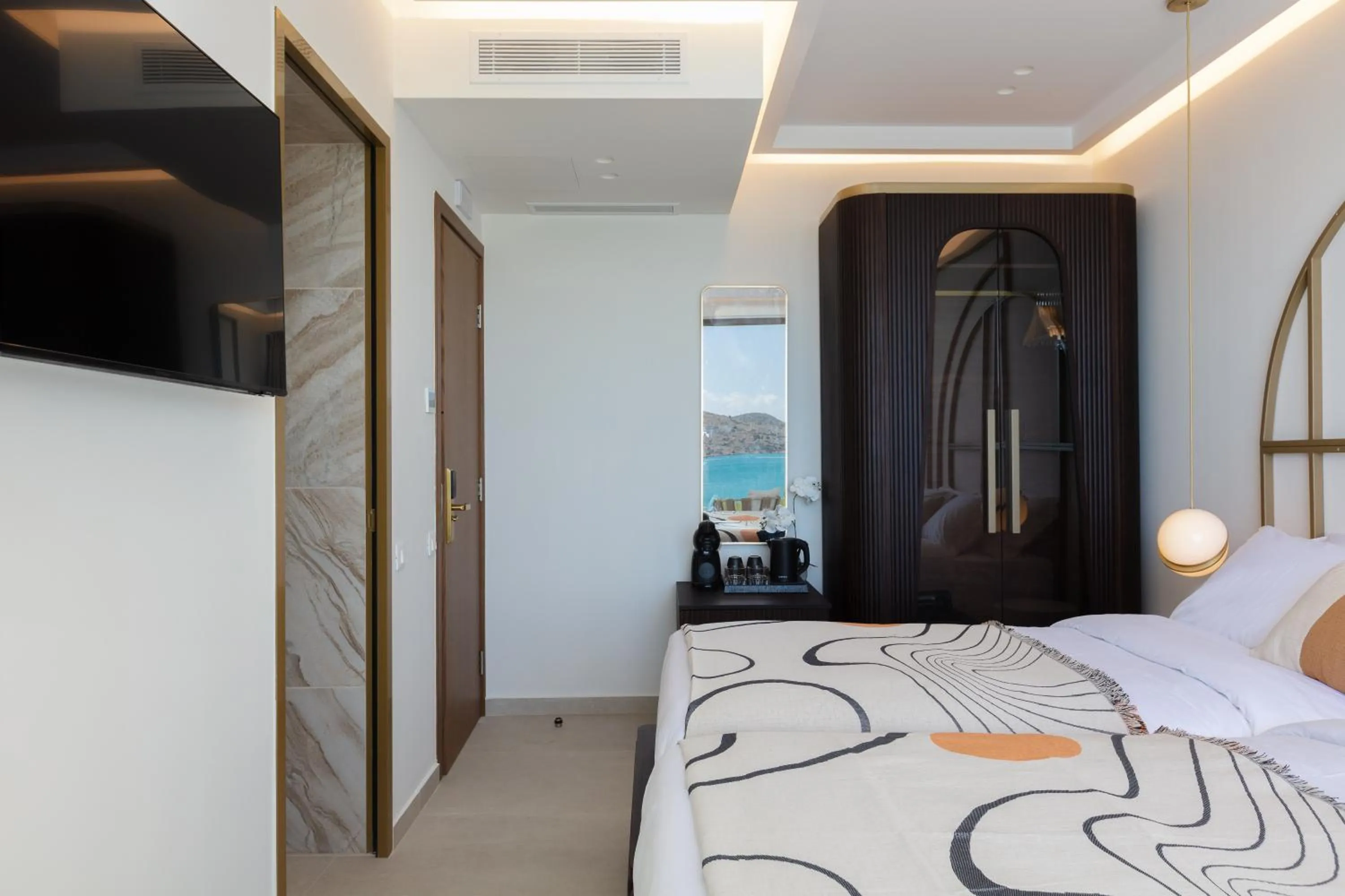 Photo of the whole room, Bed in Naiades Boutique Hotel - Adults Only