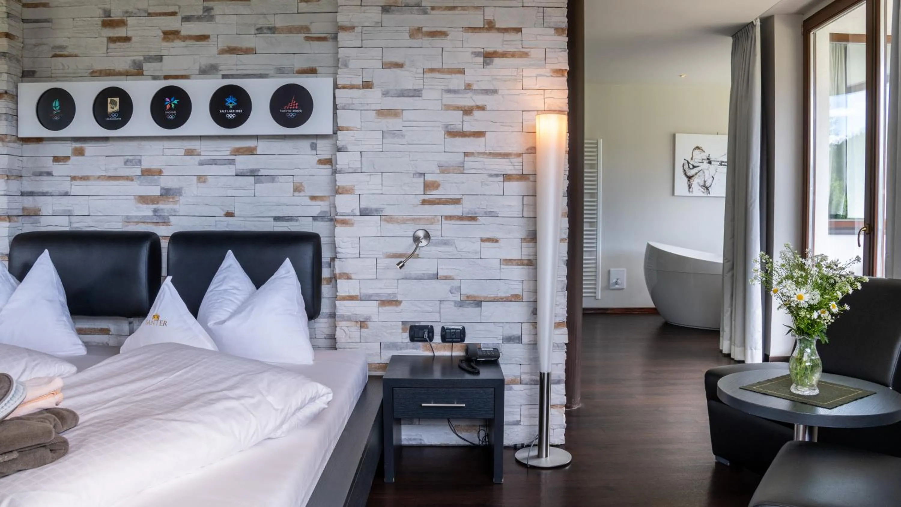 Photo of the whole room, Bed in Romantik Hotel Santer